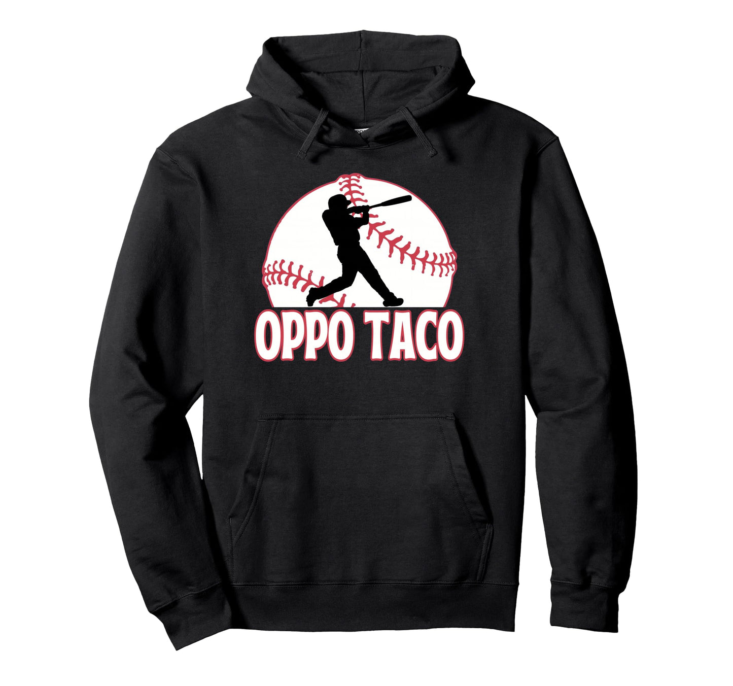 Baseball Home Run Oppo Taco Hoodie - Minimalist Print Unisex - T-Shirt, Sweatshirt, Hoodie