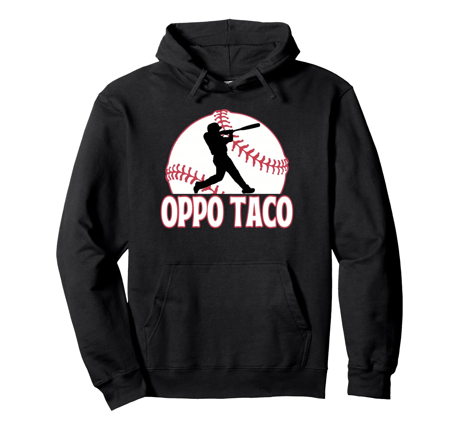 Baseball Home Run Oppo Taco Hoodie - Minimalist Print Unisex - T-Shirt, Sweatshirt, Hoodie