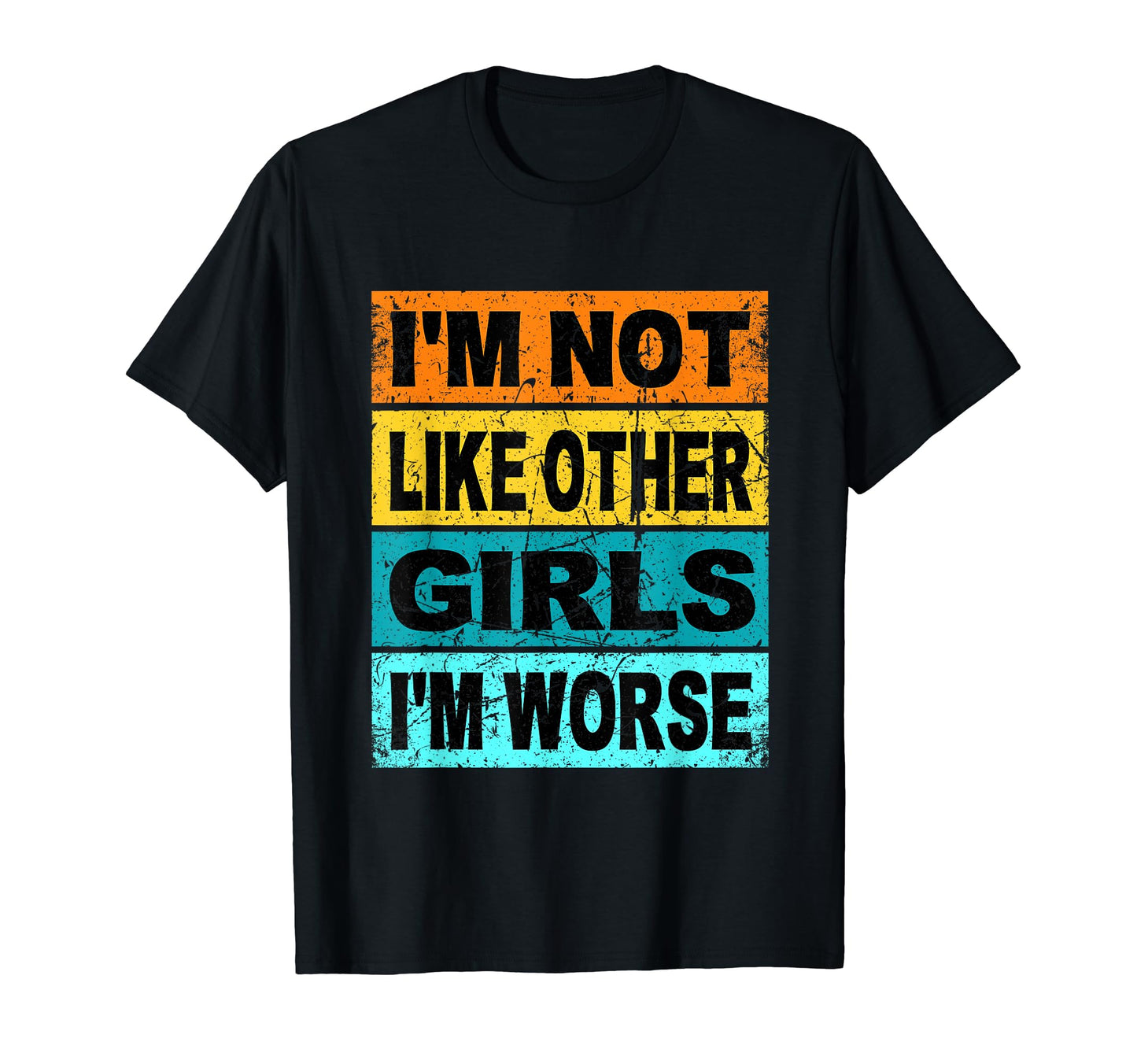 Im Not Like Other Im Worse Y2K Aesthetic T-Shirt - Minimalist Print Unisex - T-Shirt, Sweatshirt, Hoodie