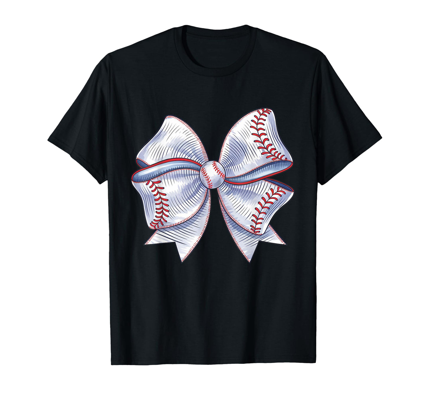 Baseball Coquette Bow Baseball Game T-Shirt - Novelty Apparel for Adults - T-Shirt, Sweatshirt, Hoodie
