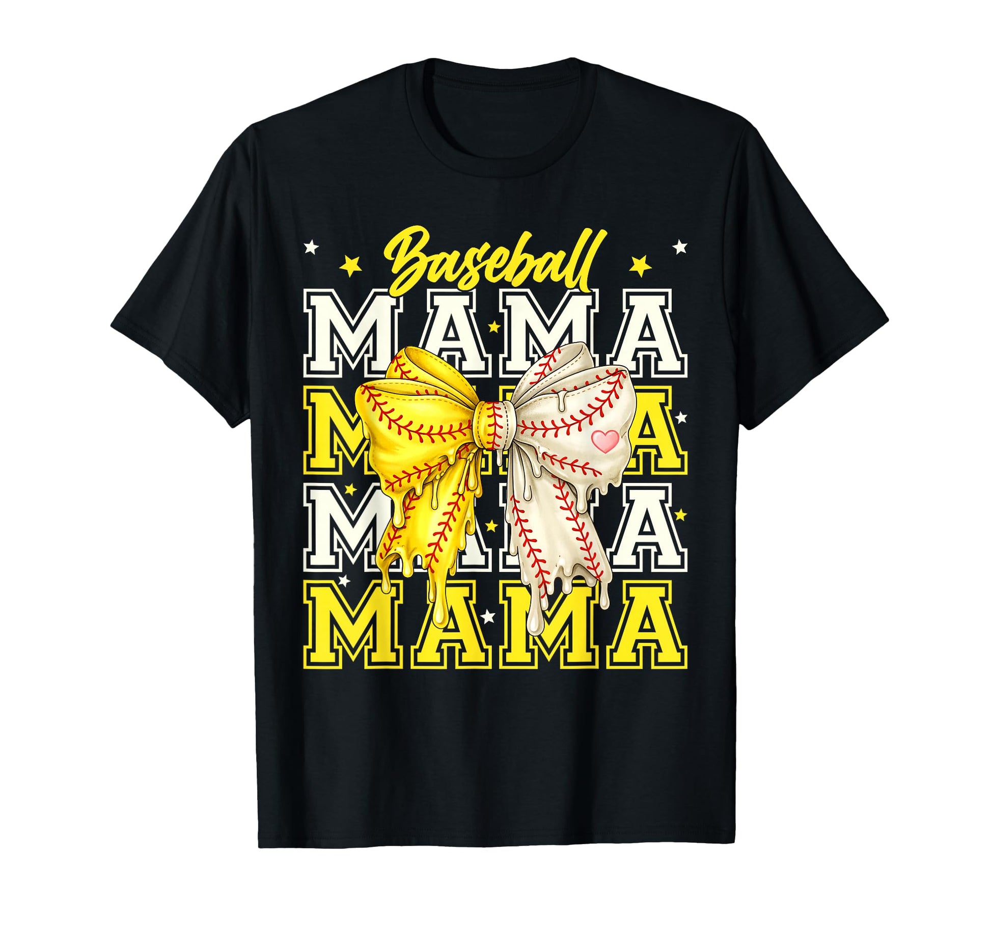 Baseball Softball Bow Coquette Baseball T-Shirt - Trendy Graphic Unisex - T-Shirt, Sweatshirt, Hoodie