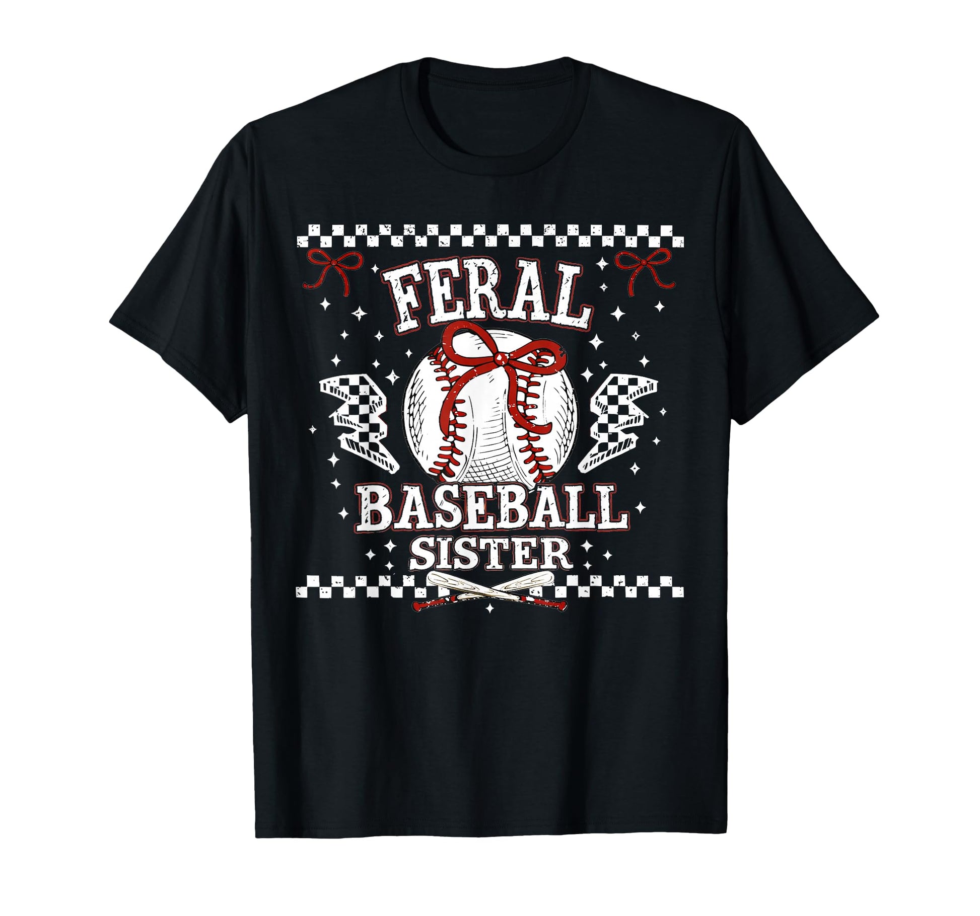 Feral Baseball Ballfield Sister T-Shirt - Streetwear Style for Adults - T-Shirt, Sweatshirt, Hoodie
