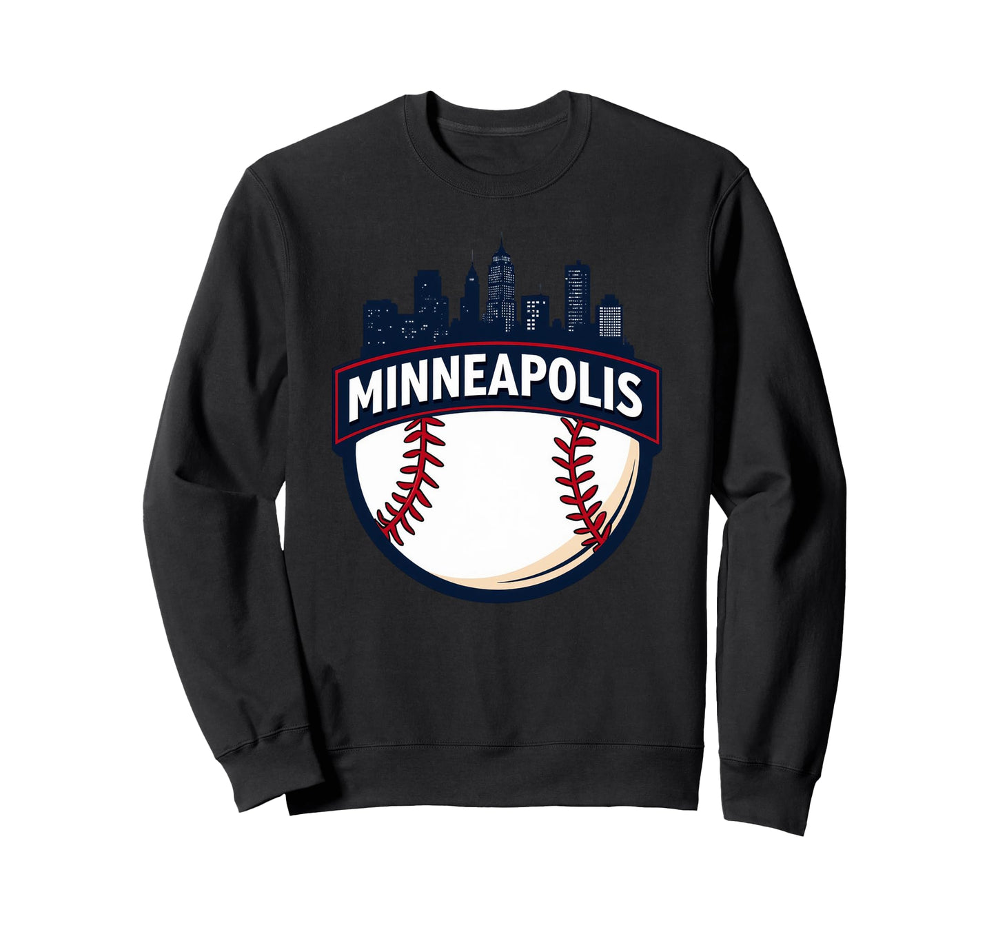 Minneapolis Baseball Baseball Fan Lover Sweatshirt - Unique Graphic Unisex - T-Shirt, Sweatshirt, Hoodie