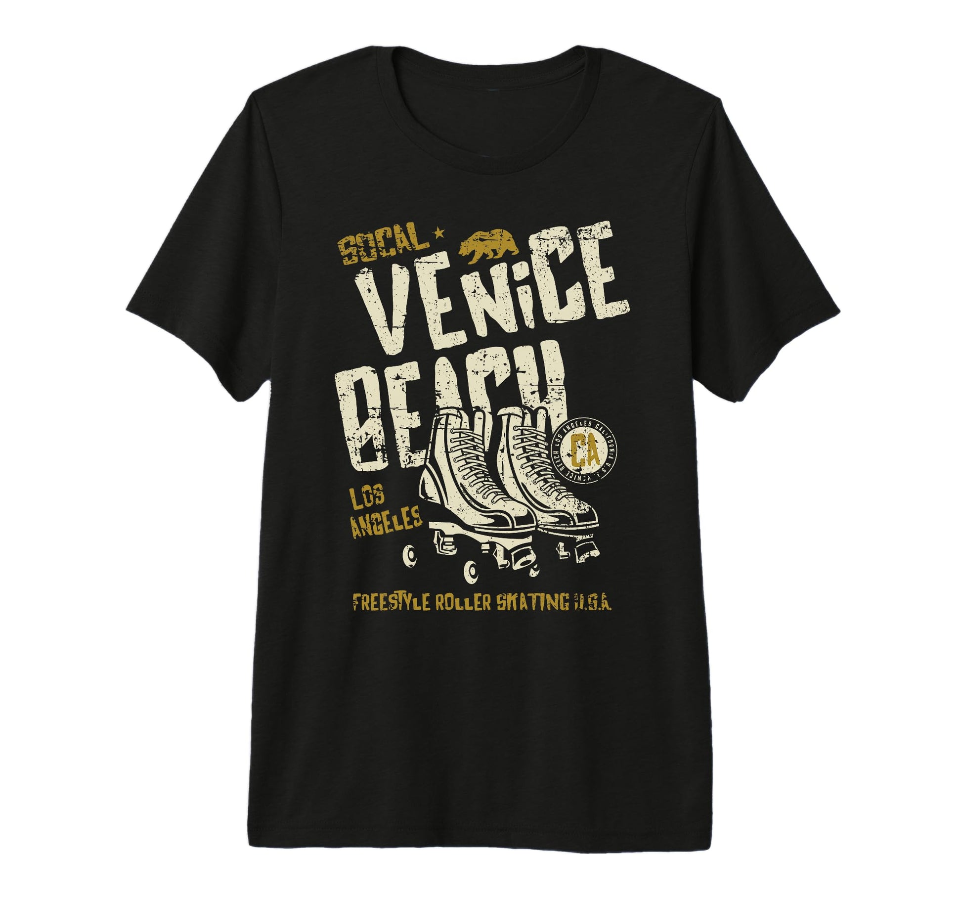 Venice Beach California Roller Skate T-Shirt - Unique Graphic Men Women - T-Shirt, Sweatshirt, Hoodie