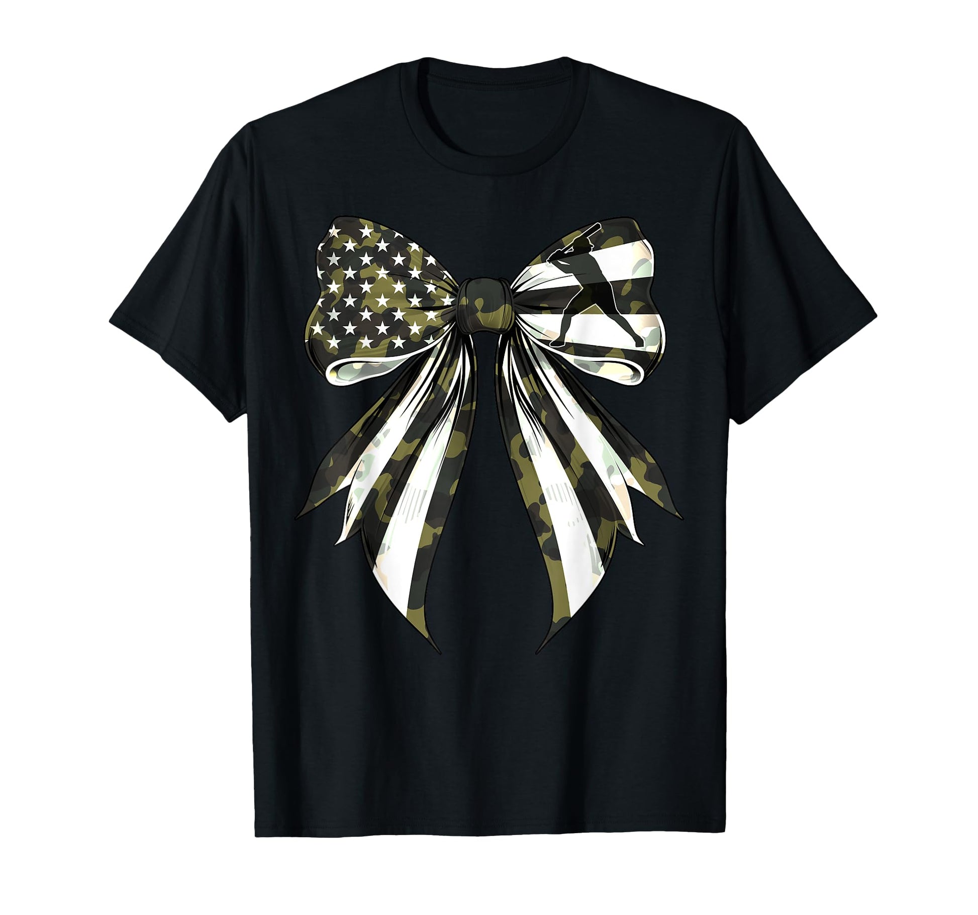 Coquette Bow Baseball Player T-Shirt - Casual Everyday Wear Unisex - T-Shirt, Sweatshirt, Hoodie
