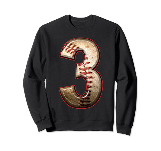 3Rd Birthday Party Twelve 3 Year Sweatshirt - Casual Everyday Wear Unisex - T-Shirt, Sweatshirt, Hoodie