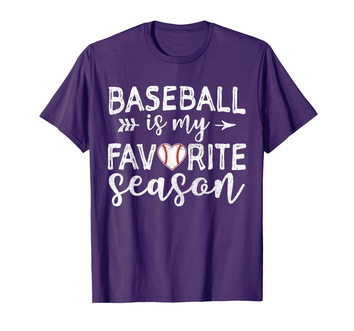 Baseball Is My Favorite Season T-Shirt - Graphic Print Unisex - T-Shirt, Sweatshirt, Hoodie