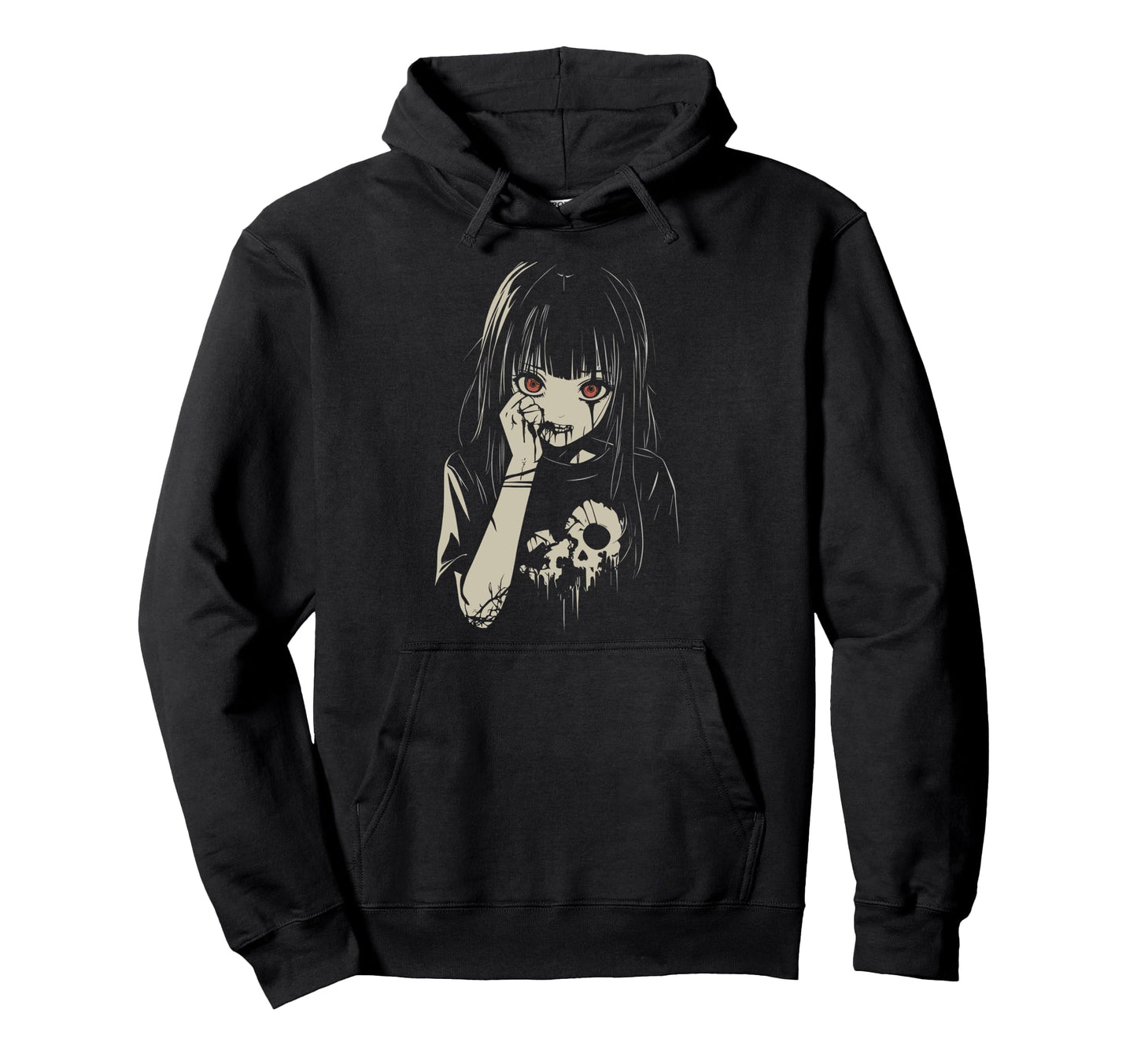 Anime Horror Aesthetic Soft Grunge Hoodie - Casual Everyday Wear Unisex - T-Shirt, Sweatshirt, Hoodie