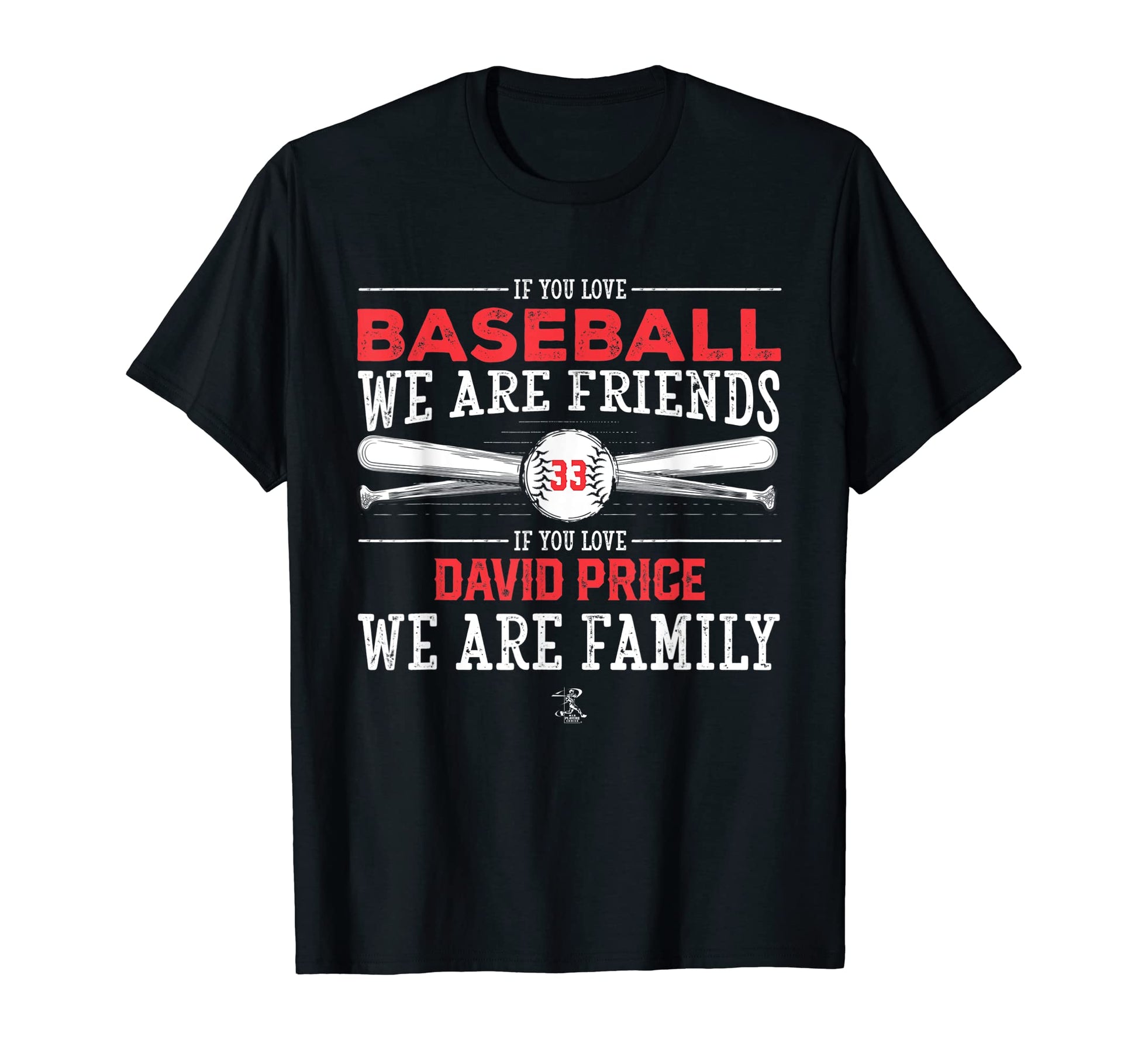 David Price If You Love Baseball T-Shirt - Minimalist Print Men Women - T-Shirt, Sweatshirt, Hoodie
