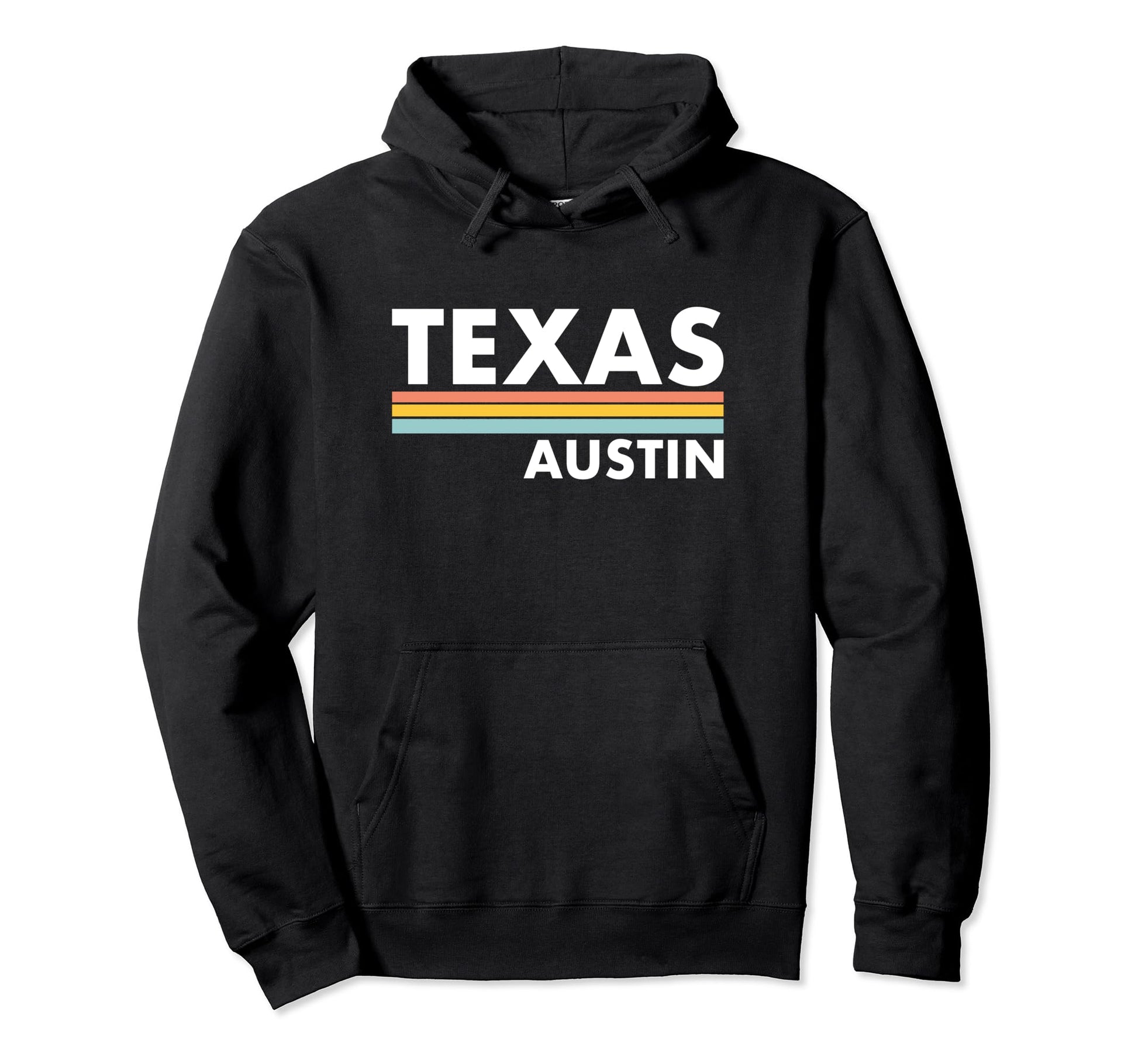 Texas Austin Stripes Hoodie - Novelty Apparel Men Women - T-Shirt, Sweatshirt, Hoodie