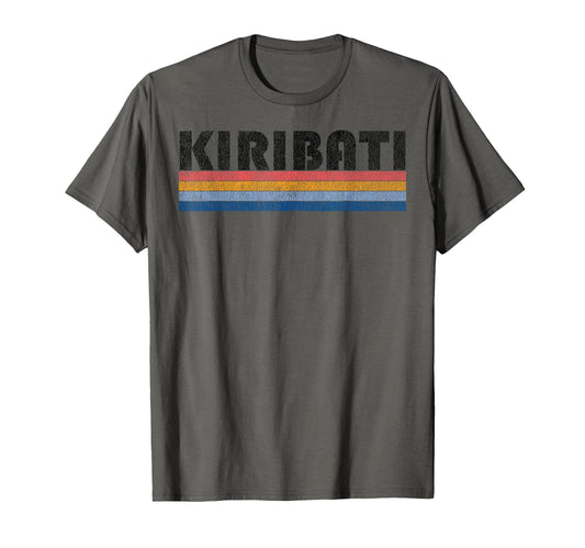 1980S Kiribati T-Shirt - Unique Graphic for Adults - T-Shirt, Sweatshirt, Hoodie