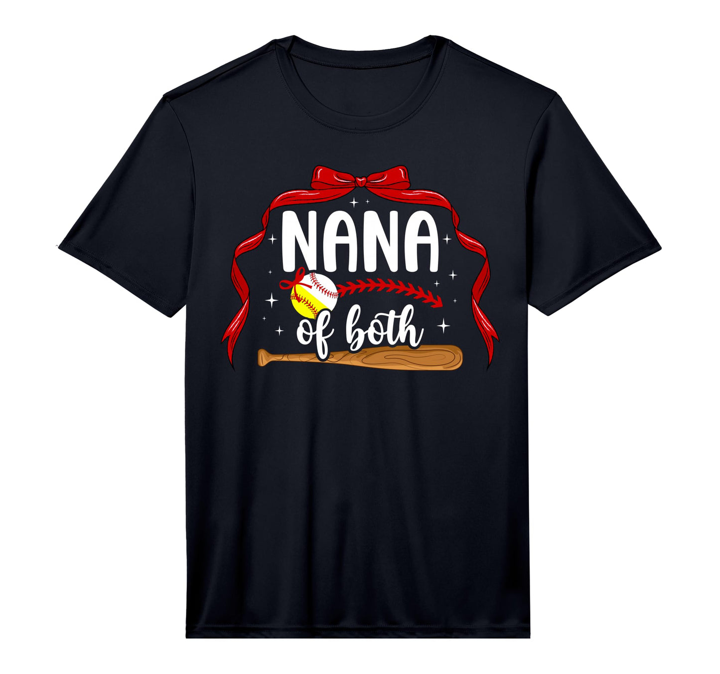 Mens Nana Both Coquette Baseball Softball T-Shirt - Graphic Print Unisex - T-Shirt, Sweatshirt, Hoodie