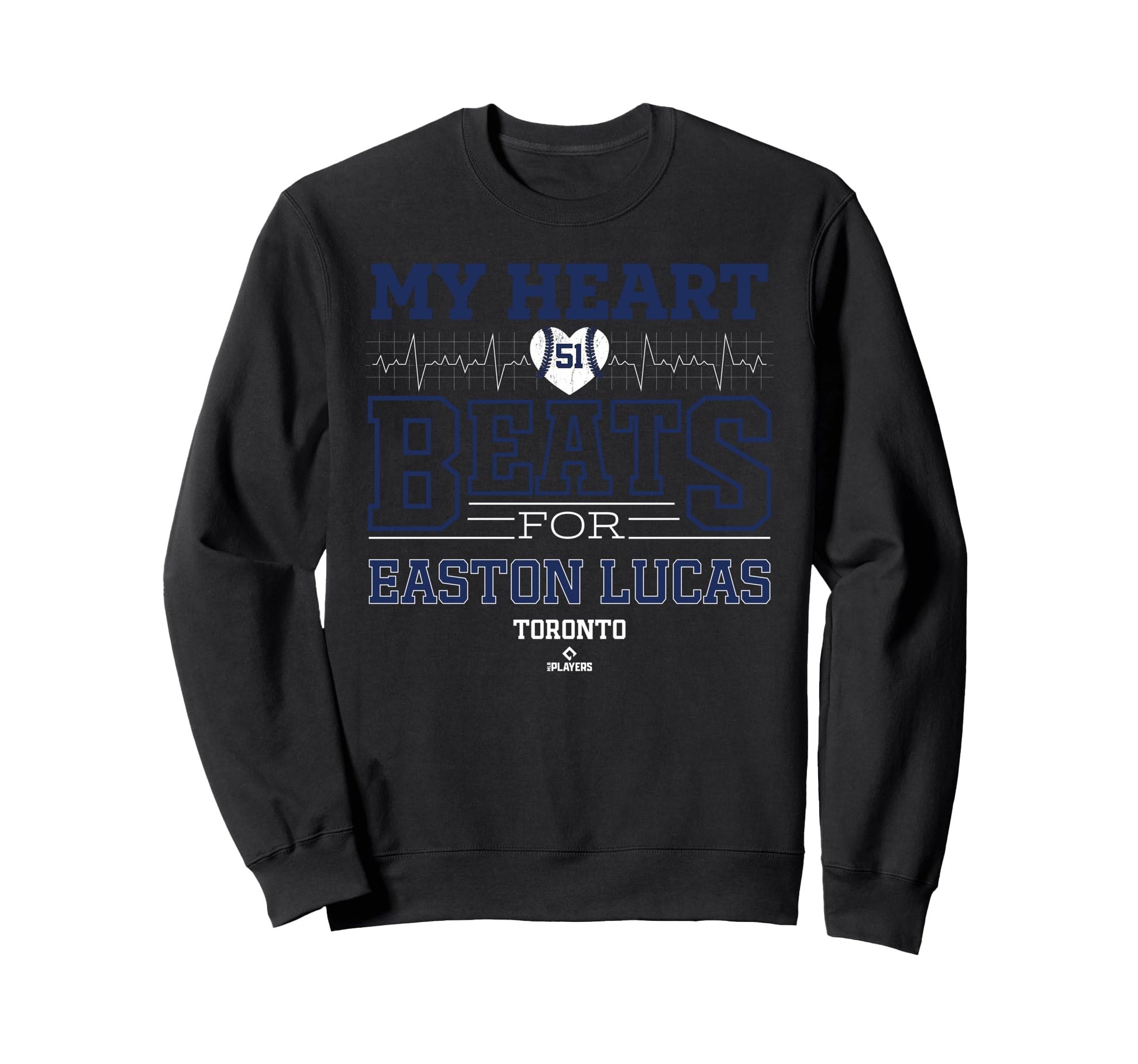 My Heart Beats Easton Lucas Sweatshirt - Streetwear Style for Adults - T-Shirt, Sweatshirt, Hoodie