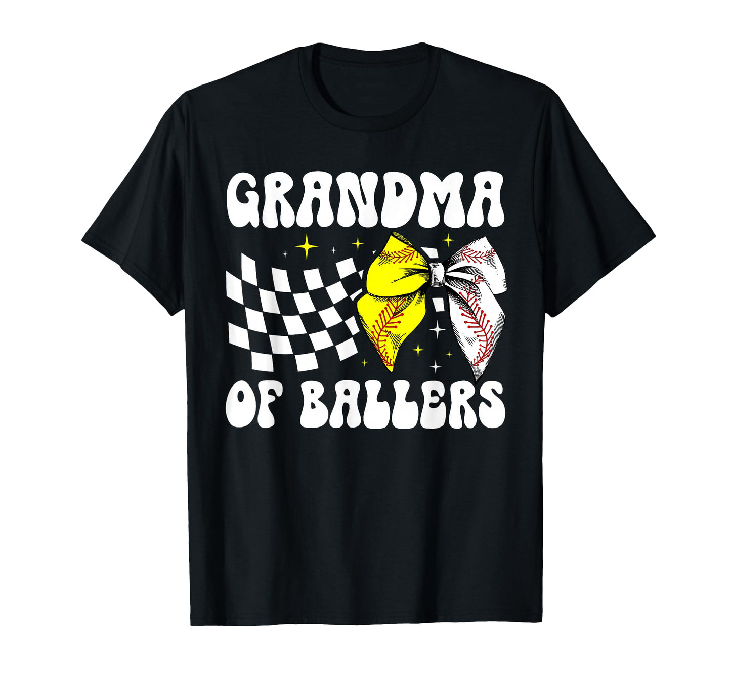 Grandma Ballers Coquette Baseball Softball T-Shirt - Unique Graphic Unisex - T-Shirt, Sweatshirt, Hoodie