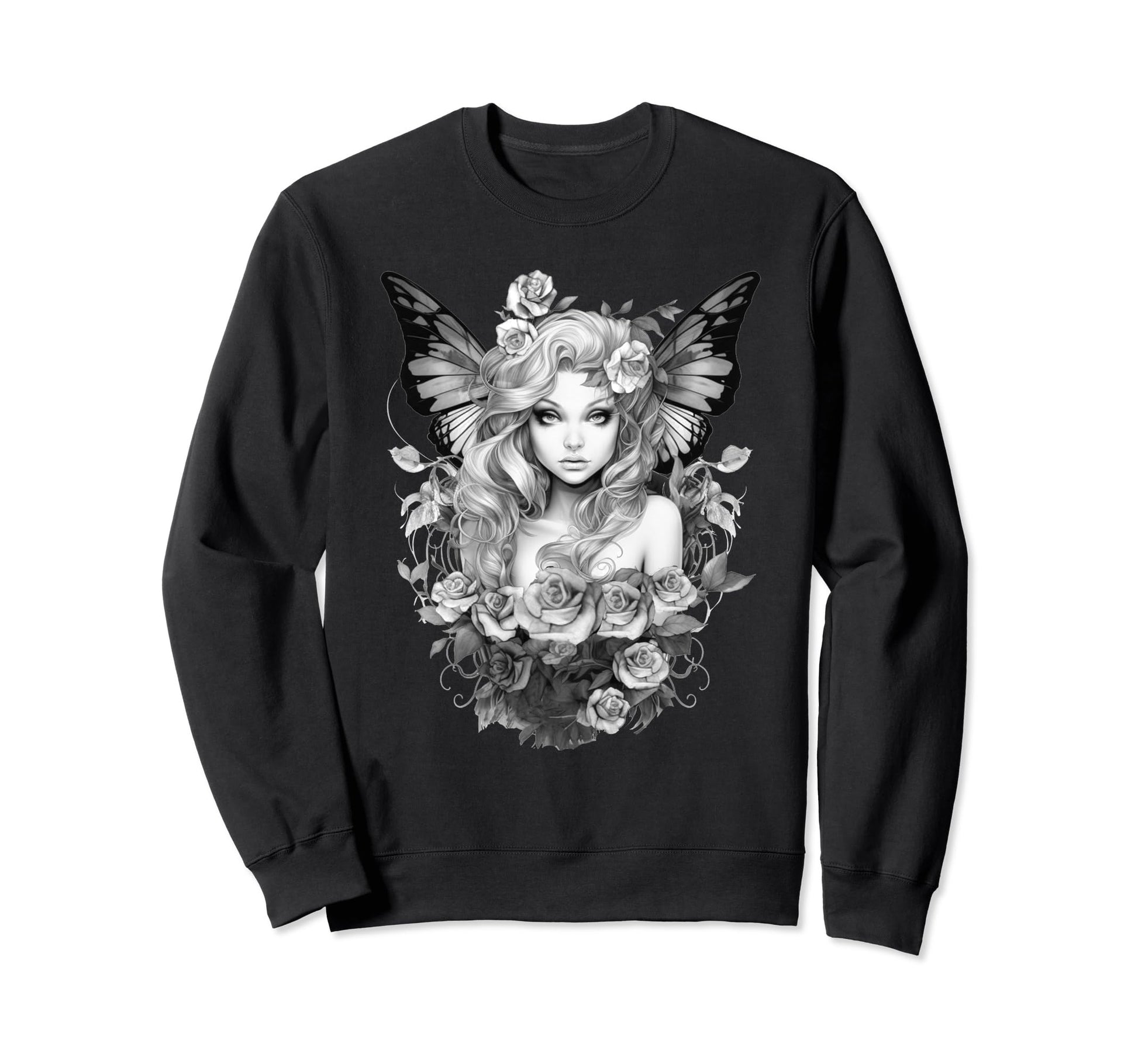 Fairy Butterfly Wings Fairycore Sweatshirt - Fun Novelty Design Unisex - T-Shirt, Sweatshirt, Hoodie