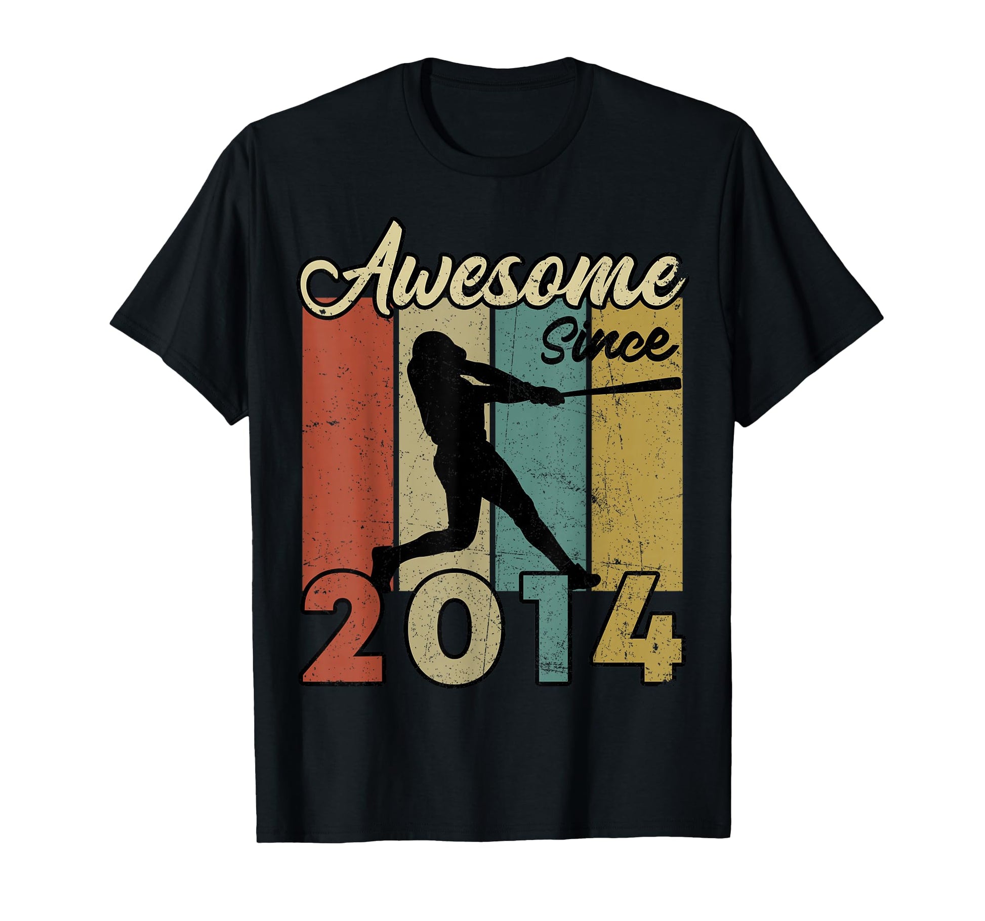 8Th Birthday Awesome Since 2014 T-Shirt - Novelty Apparel Men Women - T-Shirt, Sweatshirt, Hoodie