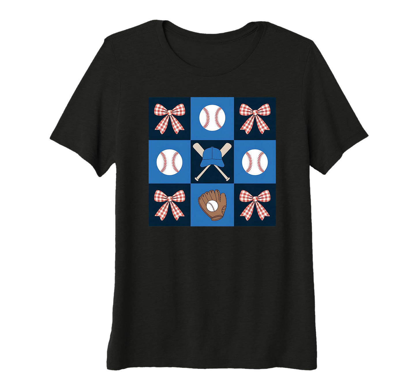 Baseball Sister Coquette Bow Mothers T-Shirt - Unique Graphic Men Women - T-Shirt, Sweatshirt, Hoodie