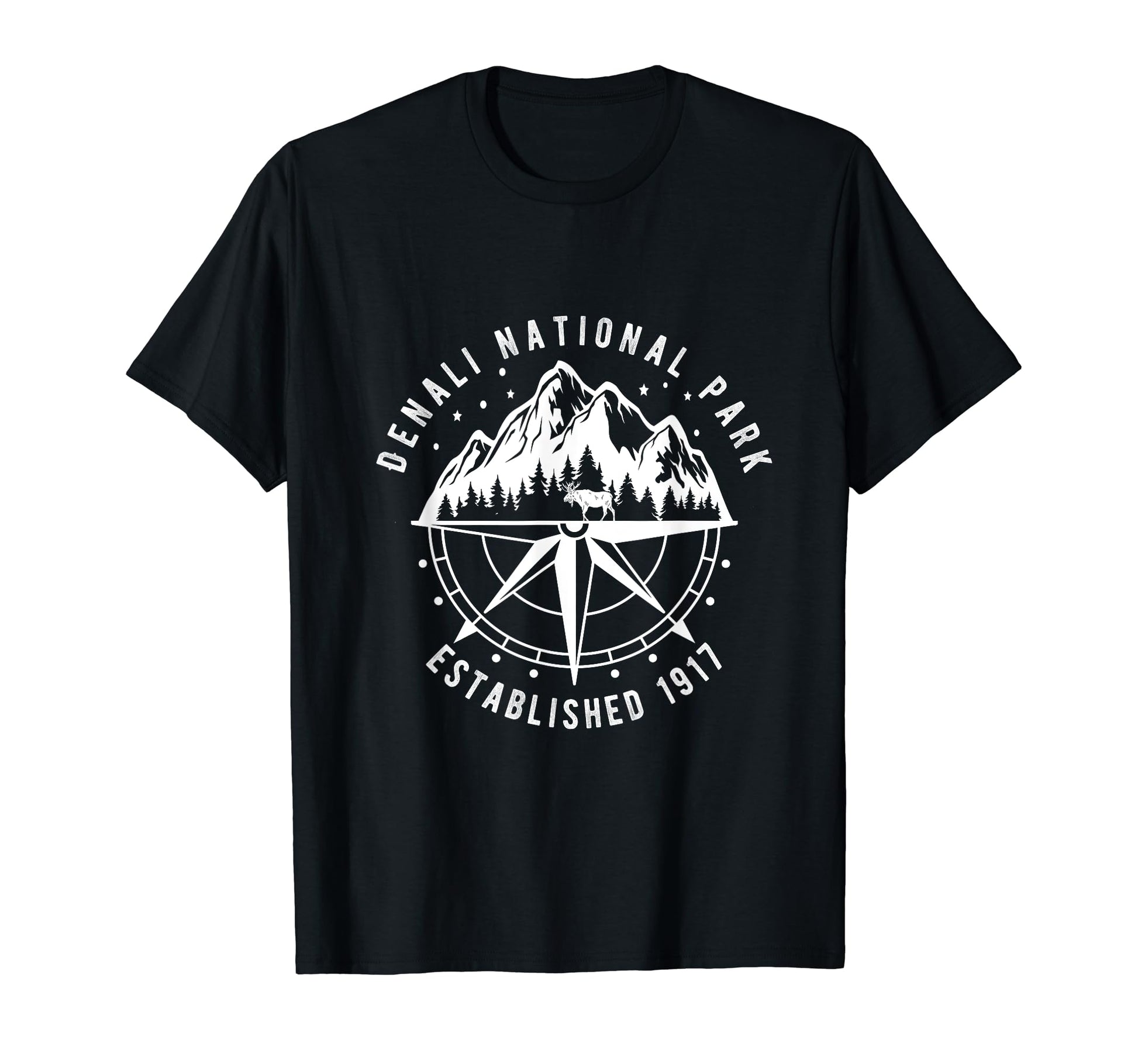 Denali Alaska National Park T-Shirt - Novelty Apparel Men Women - T-Shirt, Sweatshirt, Hoodie