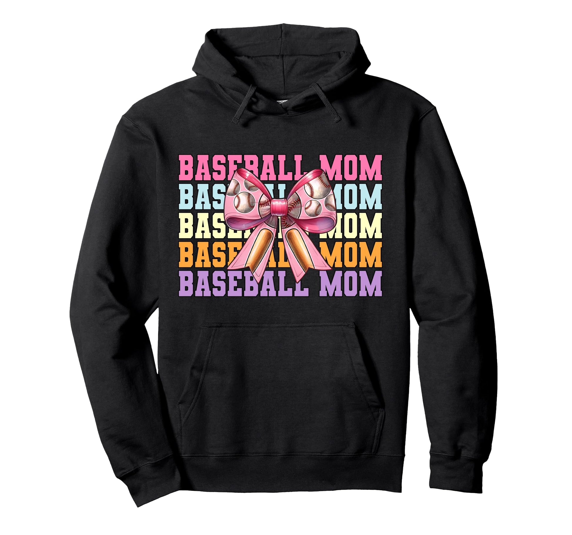 Baseball Mom Baseball Mama Mothers Day Hoodie - Unique Graphic Men Women - T-Shirt, Sweatshirt, Hoodie
