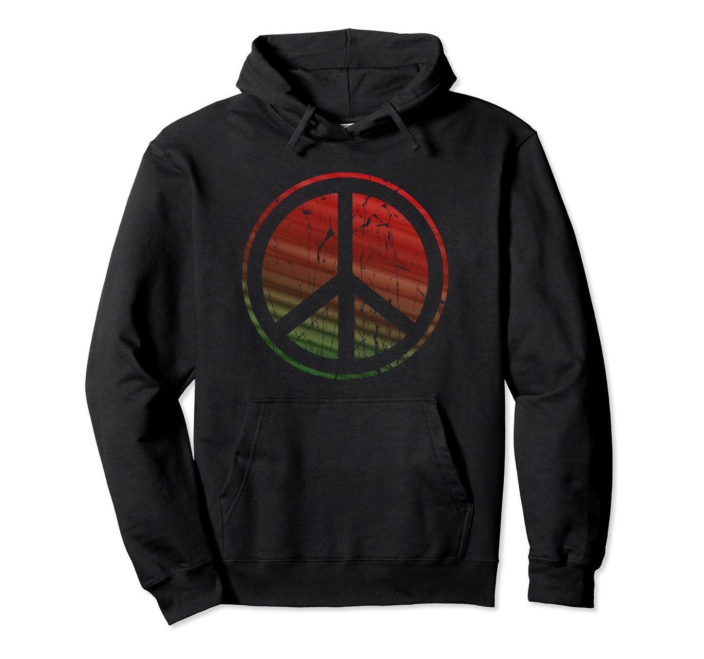 Subtradivid Peace Sign 60S 70S Peace Hoodie - Fun Novelty Design Unisex - T-Shirt, Sweatshirt, Hoodie