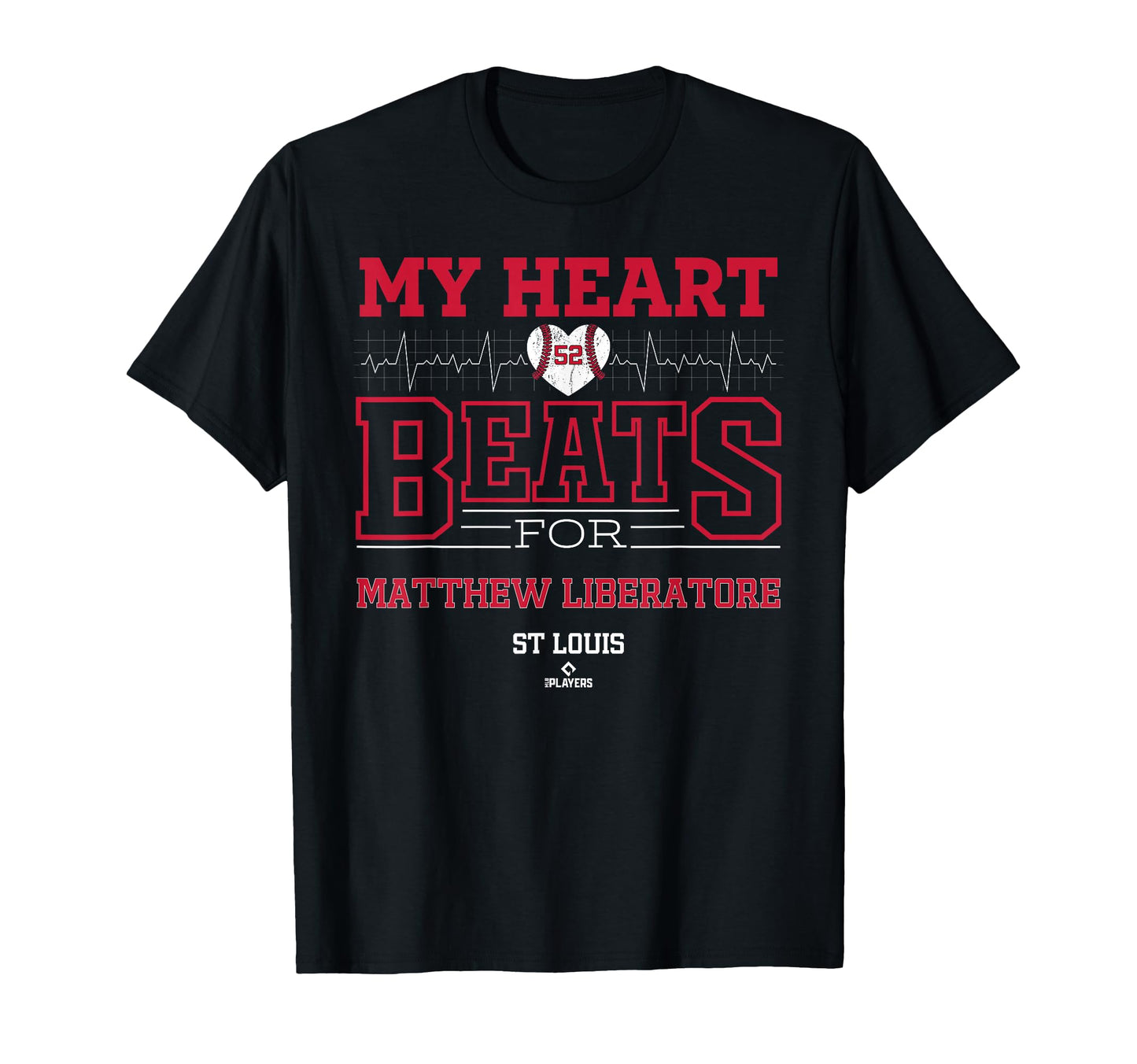 My Heart Beats Matthew Liberatore St Louis T-Shirt - Unique Graphic Unisex - T-Shirt, Sweatshirt, Hoodie