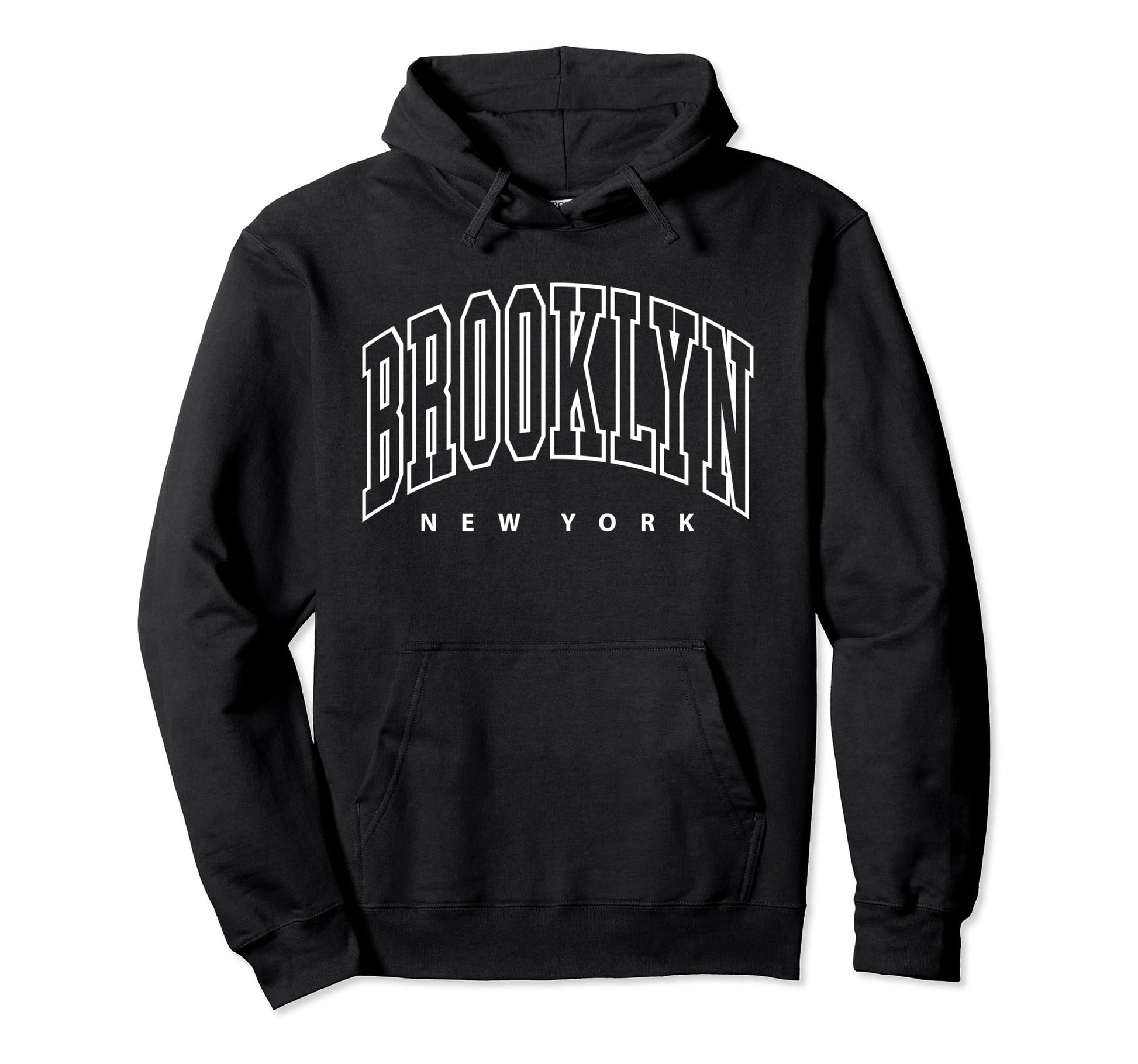 Brooklyn New York Nyc Varsity Hoodie - Custom Art Print Unisex - T-Shirt, Sweatshirt, Hoodie