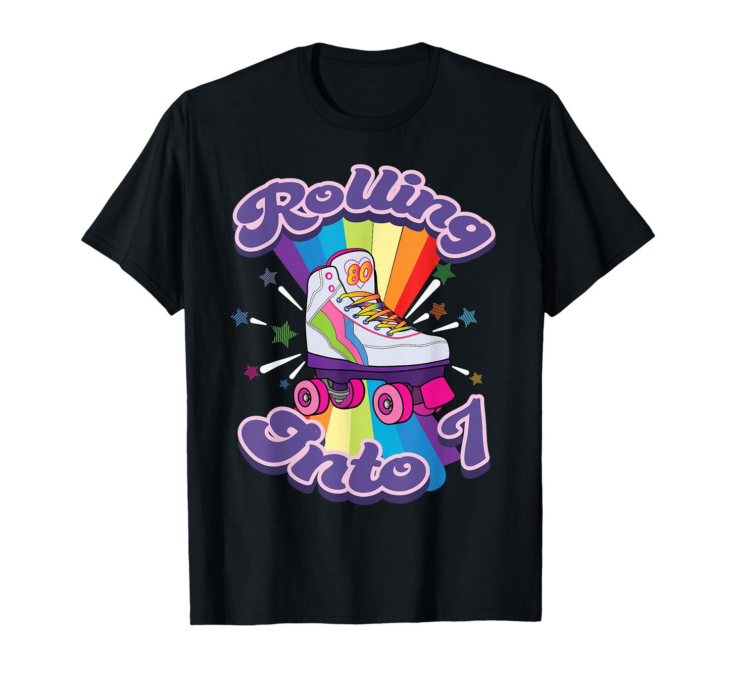 Roller Skating 7 Years Old 7Th Birthday T-Shirt - Minimalist Print Unisex - T-Shirt, Sweatshirt, Hoodie