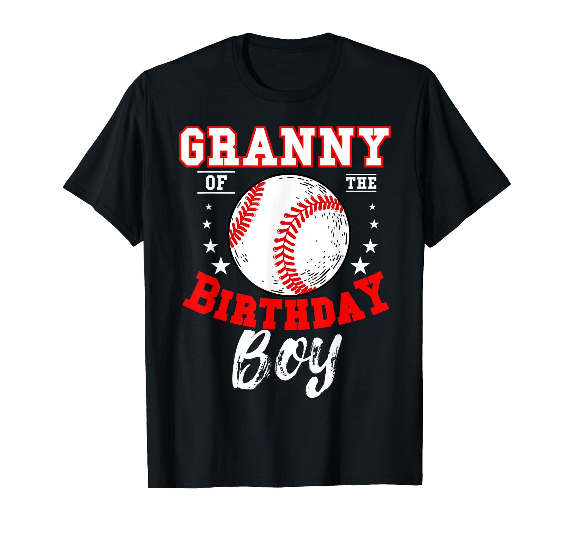 Granny Birthday Baseball Theme Bday T-Shirt - Minimalist Print Unisex - T-Shirt, Sweatshirt, Hoodie