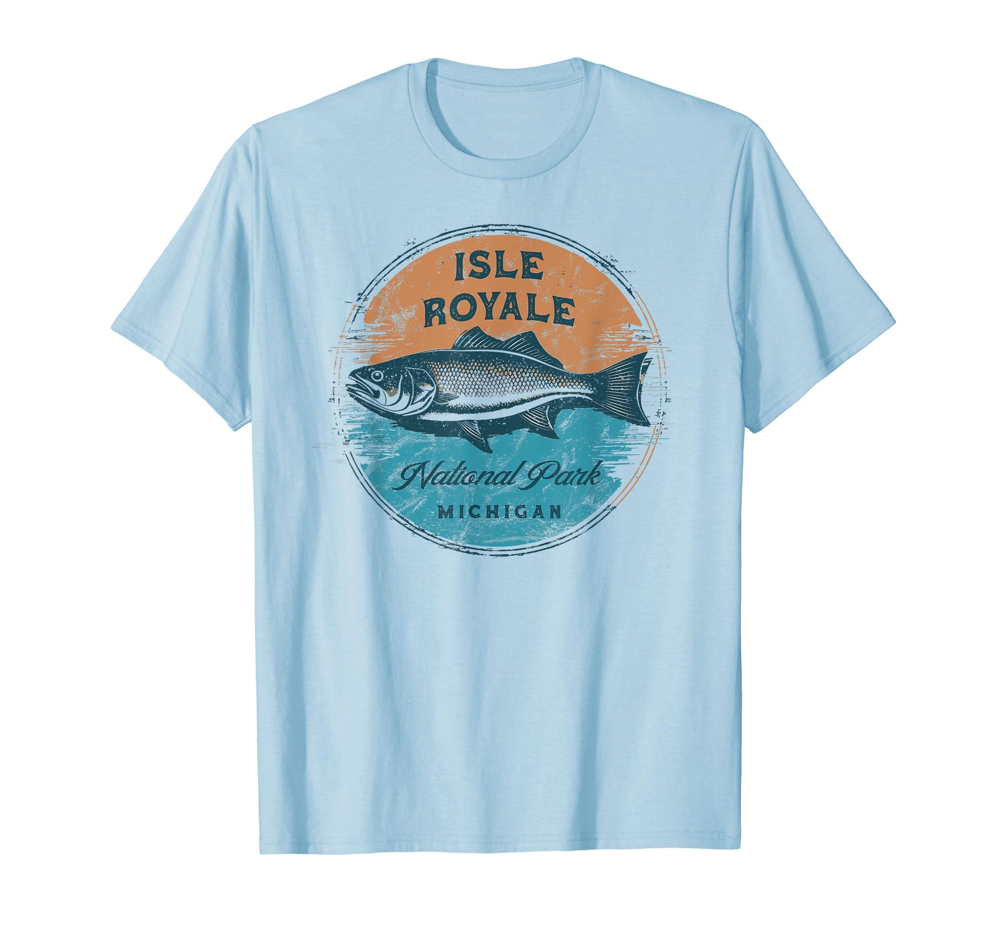 Isle Royale National Park Michigan T-Shirt - Minimalist Print Unisex - T-Shirt, Sweatshirt, Hoodie