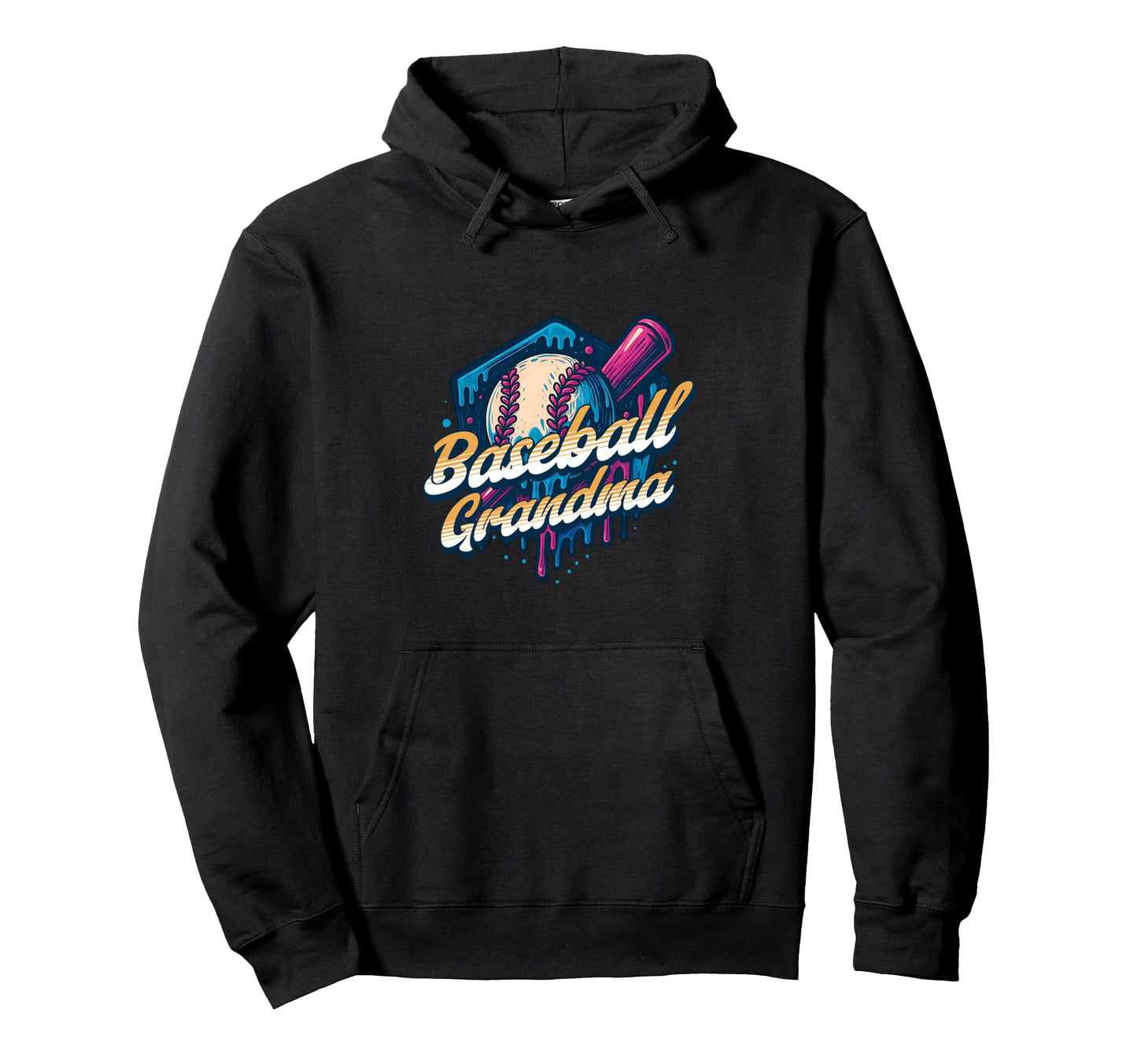 Baseball Grandma Birthday Baseball Hoodie - Aesthetic Graphic for Adults - T-Shirt, Sweatshirt, Hoodie