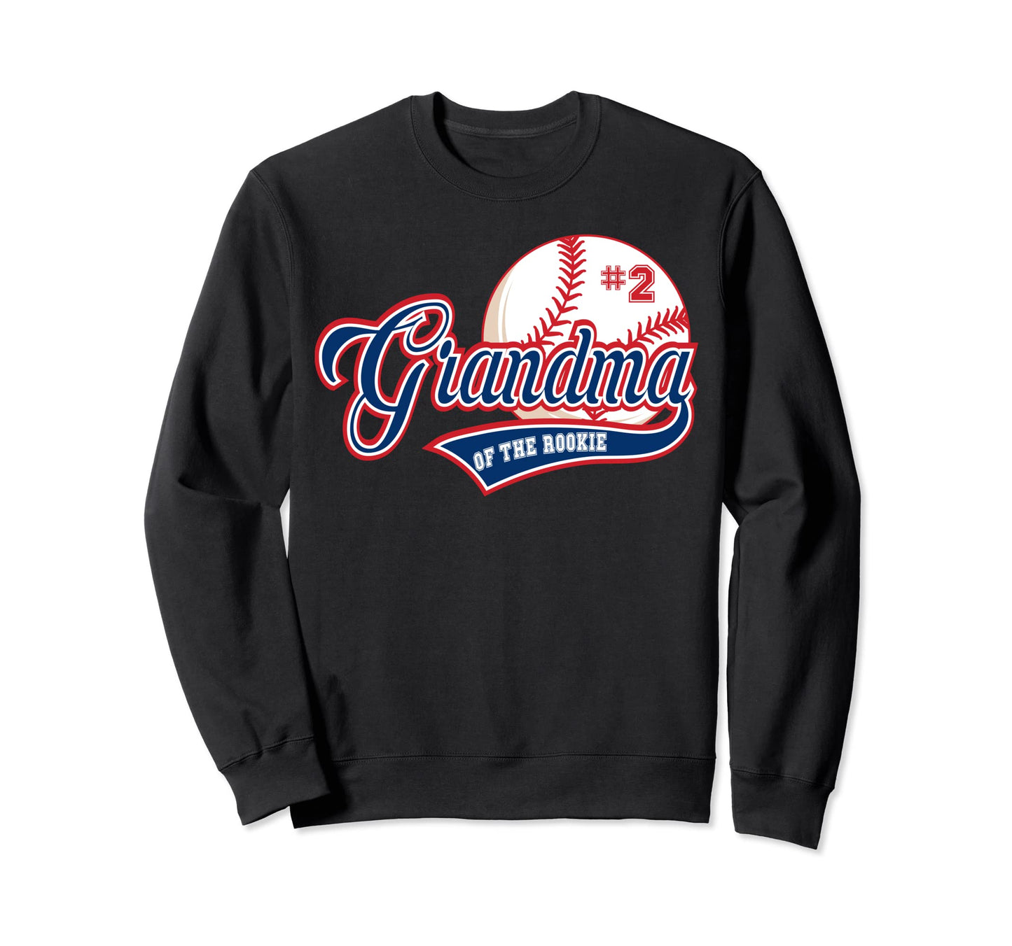 Grandma Rookie Year 2Nd Birthday Sweatshirt - Trendy Graphic for Adults - T-Shirt, Sweatshirt, Hoodie