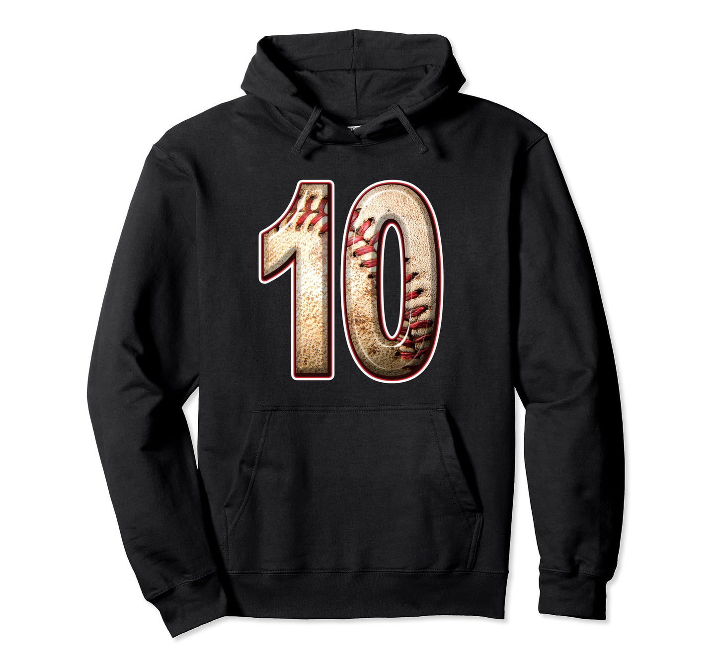 10Th Birthday Baseball Sports 10 Years Old Hoodie - Unique Graphic Unisex - T-Shirt, Sweatshirt, Hoodie