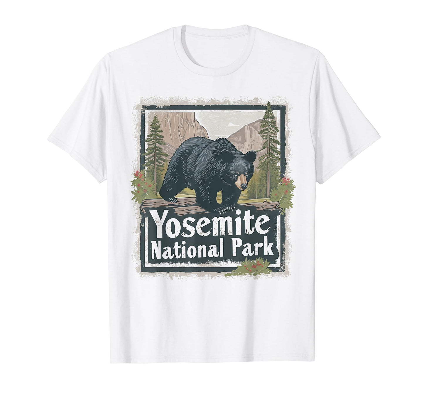 Yosemite Us National Park T-Shirt - Fun Novelty Design for Adults - T-Shirt, Sweatshirt, Hoodie