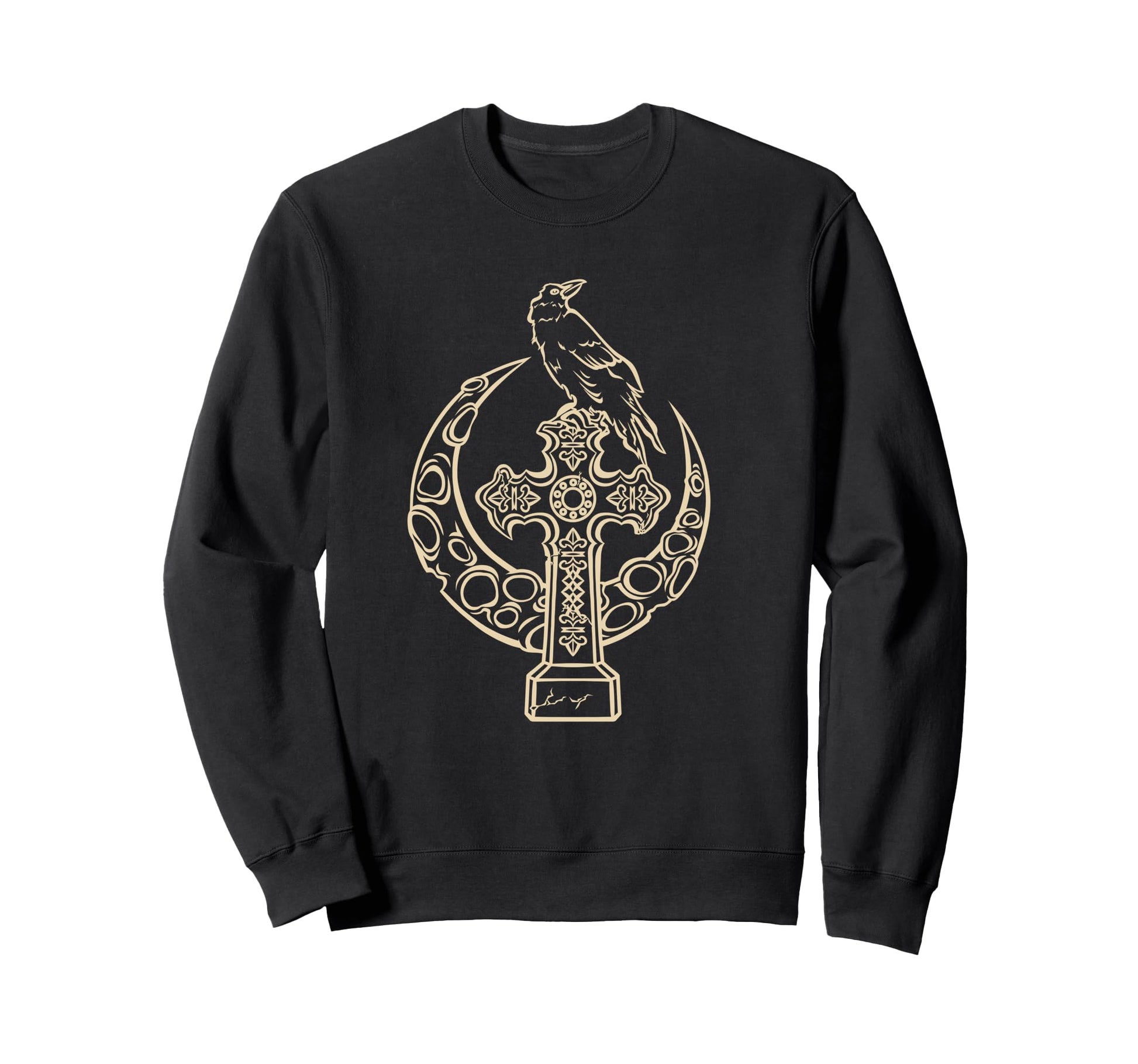Alt Emo Y2K Fairycore Crescent Moon Sweatshirt - Graphic Print for Adults - T-Shirt, Sweatshirt, Hoodie