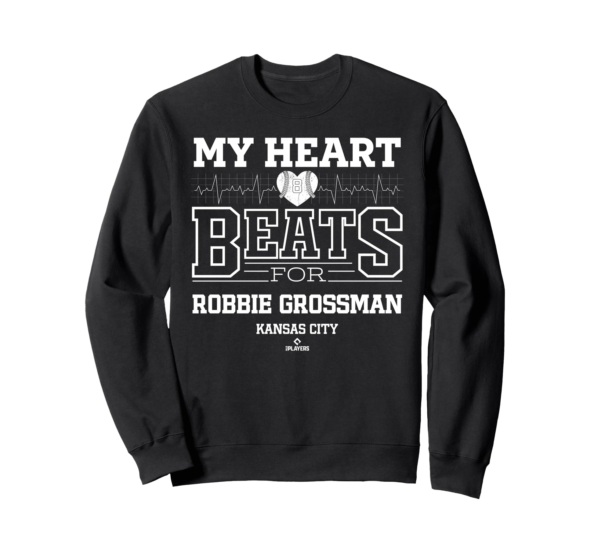 My Heart Beats Robbie Grossman Sweatshirt - Graphic Print for Adults - T-Shirt, Sweatshirt, Hoodie