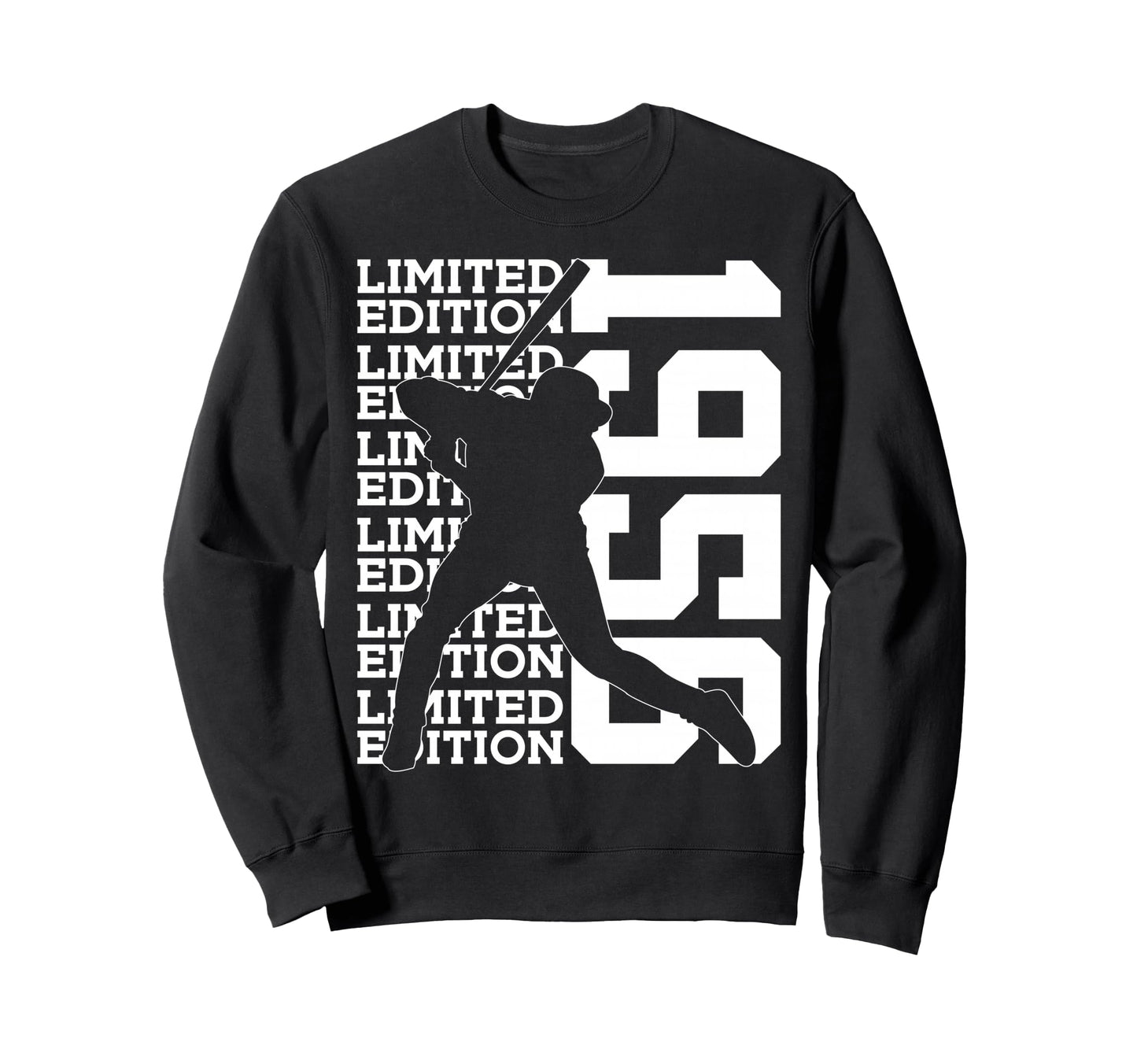 1956 Baseball 70Th Birthday Sweatshirt - Unique Graphic Unisex - T-Shirt, Sweatshirt, Hoodie