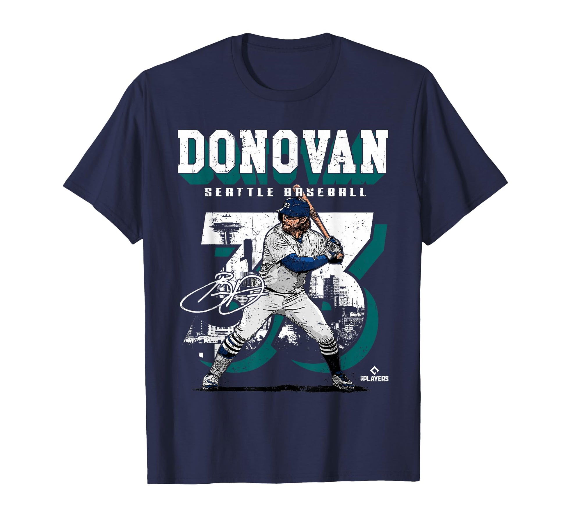 Brendan Donovan Seattle Baseball T-Shirt - Novelty Apparel for Adults - T-Shirt, Sweatshirt, Hoodie