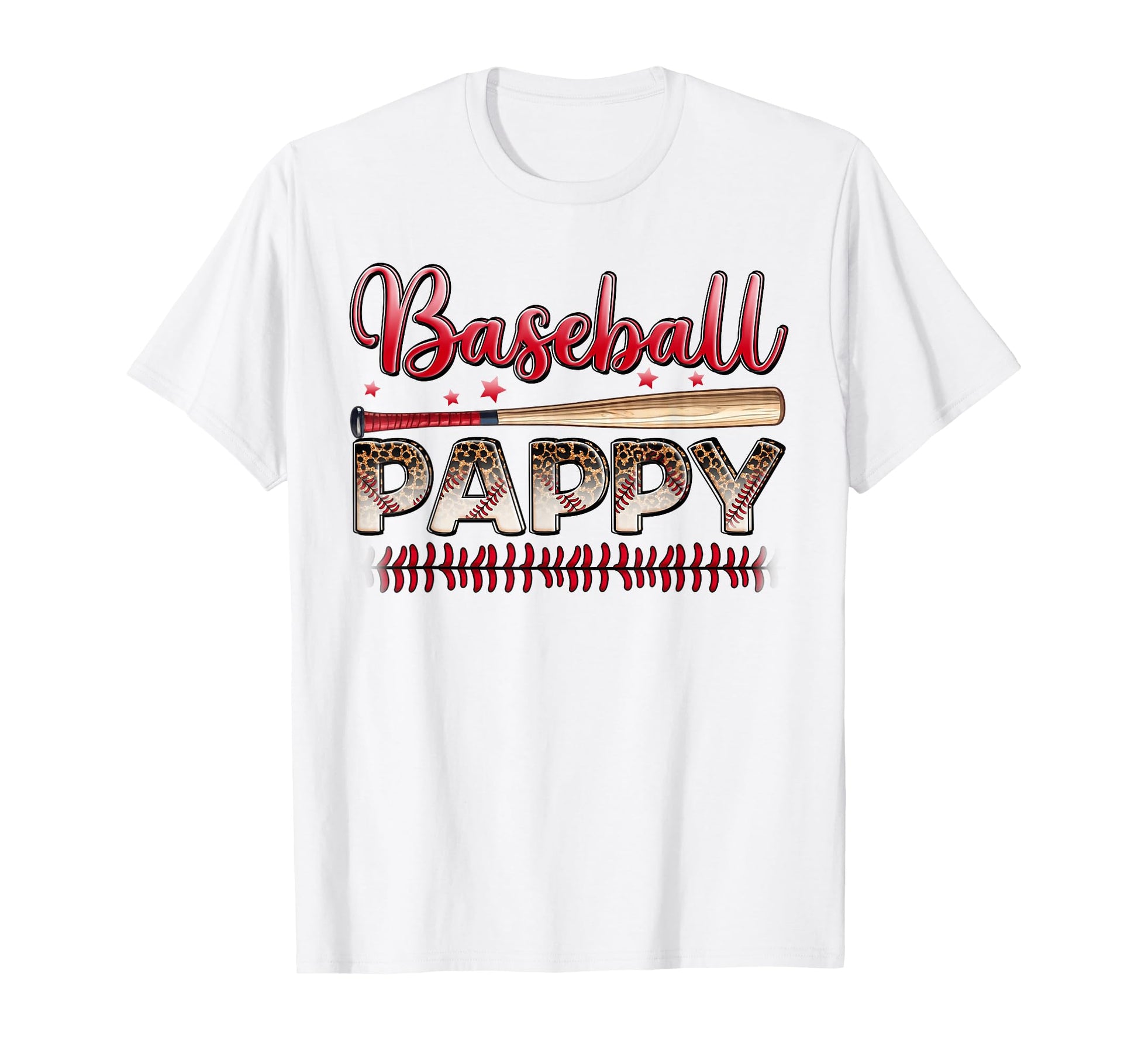 Baseball Pappy Funny Leopard Baseball Lover T-Shirt - Trendy Graphic Unisex - T-Shirt, Sweatshirt, Hoodie