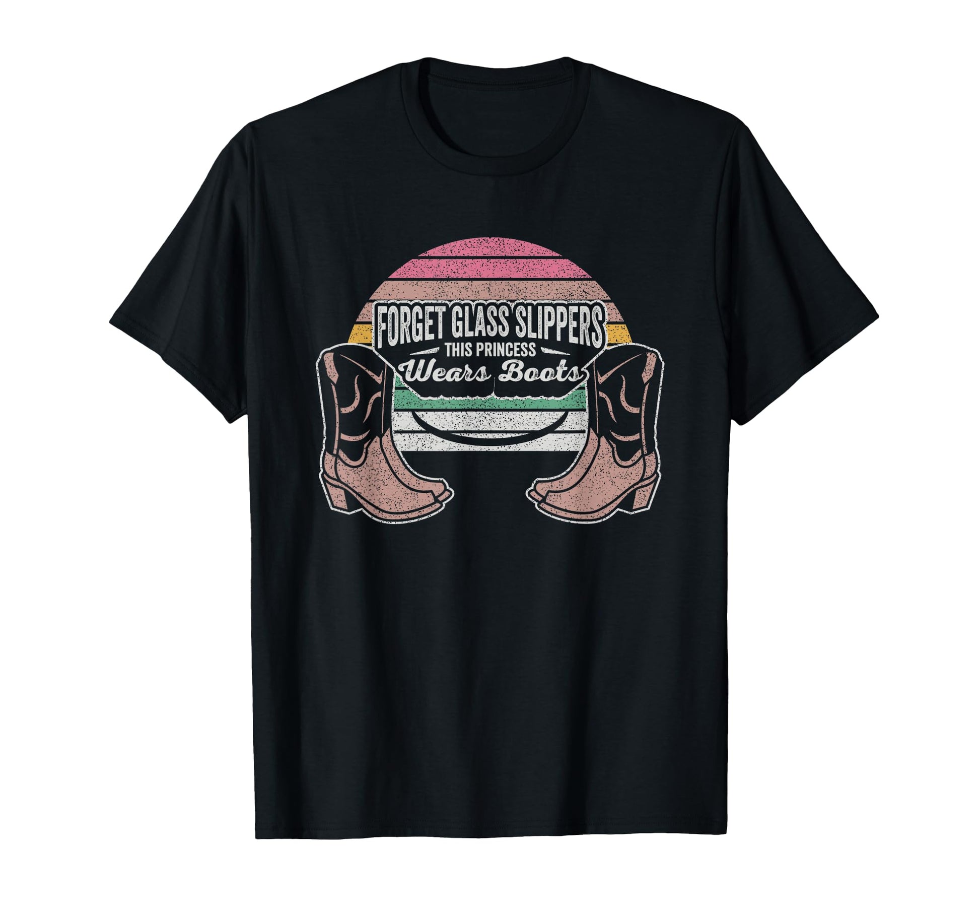 This Princess Wears Boots Cowboy T-Shirt - Trendy Graphic for Adults - T-Shirt, Sweatshirt, Hoodie