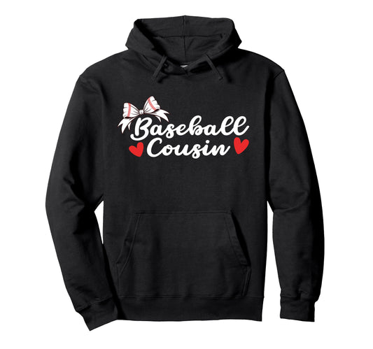 Baseball Cousin Coquette Baseball Hoodie - Trendy Graphic for Adults - T-Shirt, Sweatshirt, Hoodie