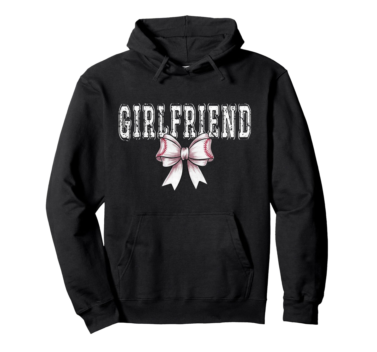Coquette Baseball Girlfriend Spirit Hoodie - Unique Graphic for Adults - T-Shirt, Sweatshirt, Hoodie