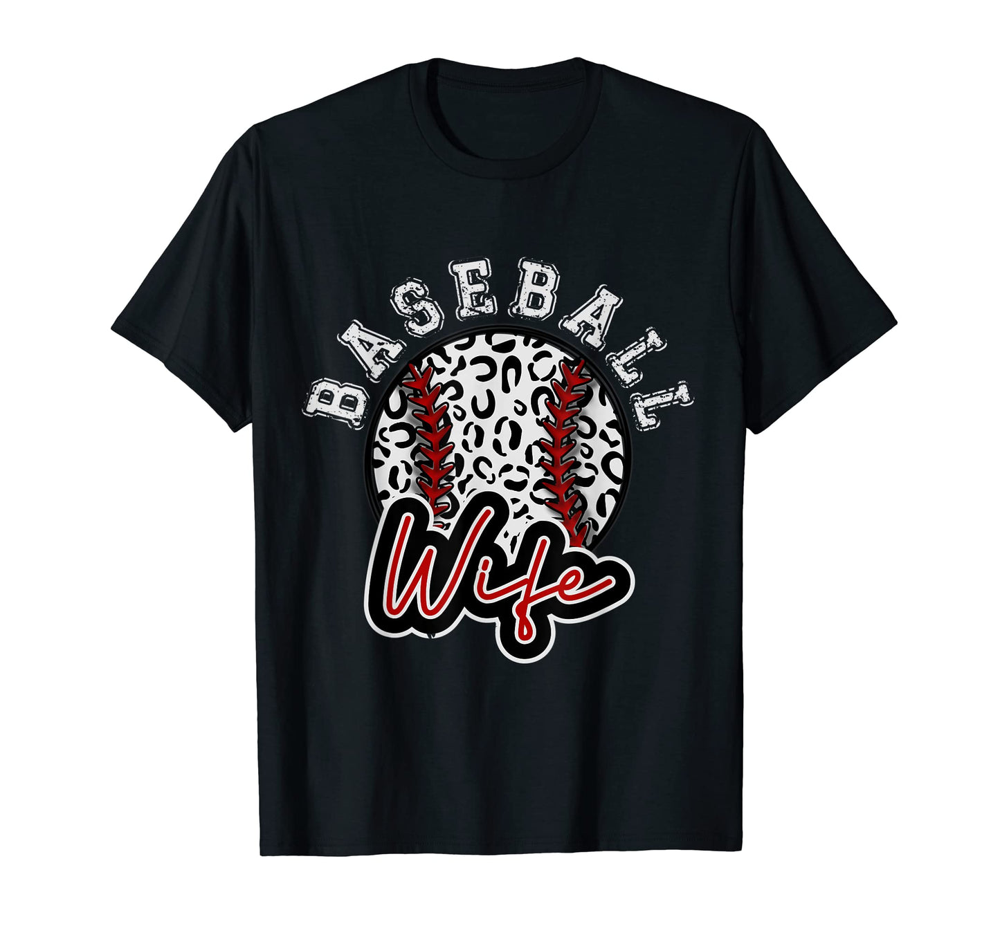 Leopard Cheetah Baseball Wife Womens T-Shirt - Streetwear Style Unisex - T-Shirt, Sweatshirt, Hoodie