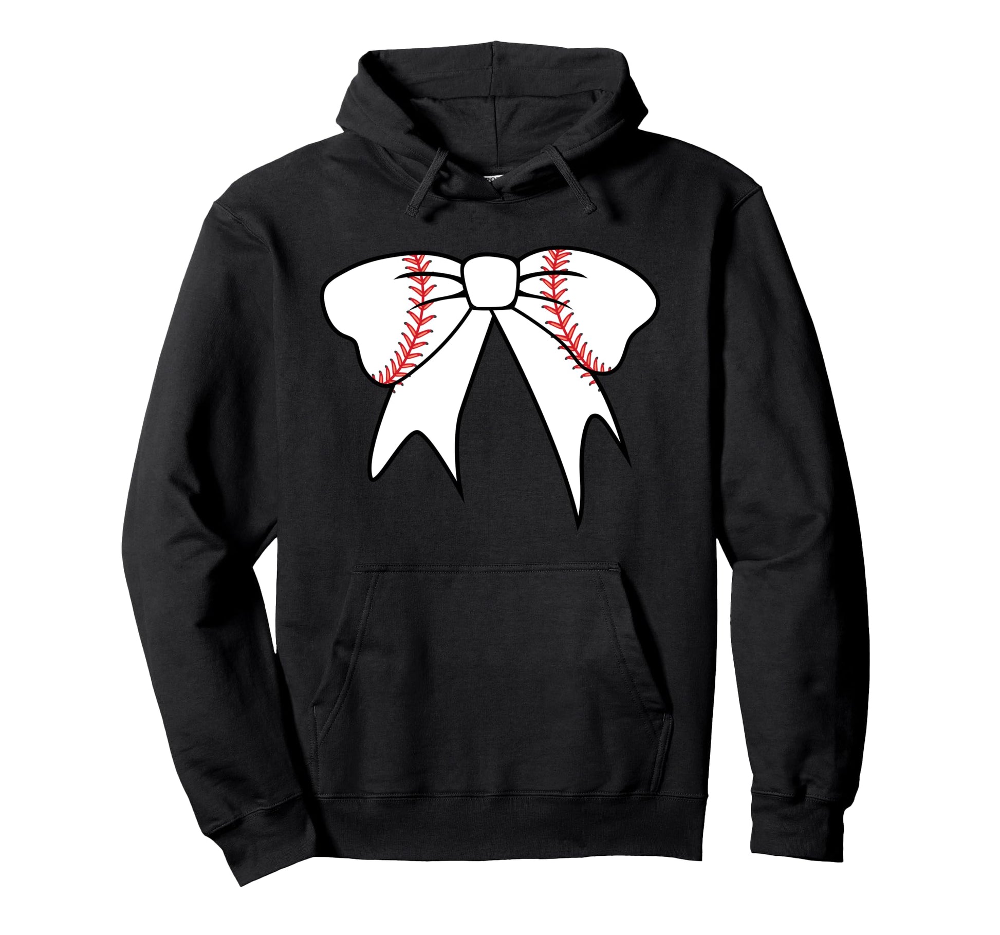 Baseball Mom Coquette Bow Baseball Mama Hoodie - Streetwear Style Unisex - T-Shirt, Sweatshirt, Hoodie