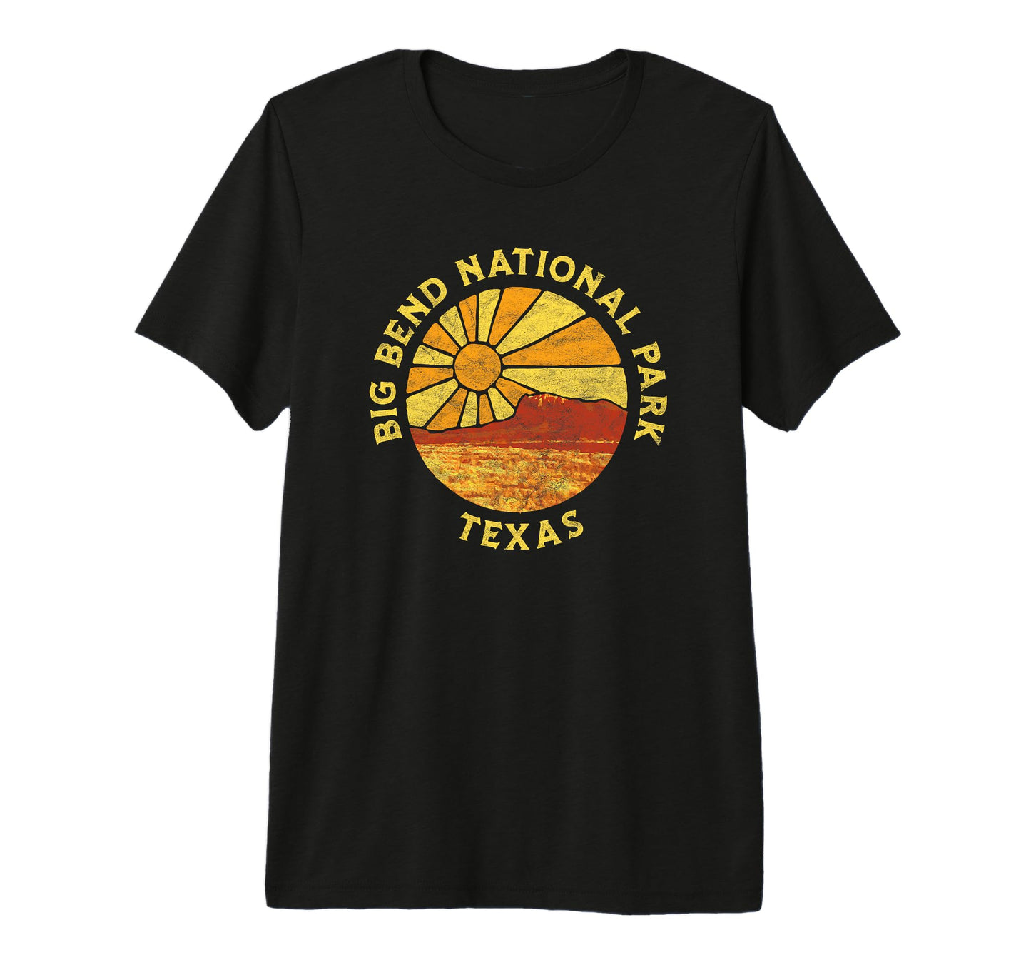 Big Bend National Park Texas Badge T-Shirt - Casual Everyday Wear Unisex - T-Shirt, Sweatshirt, Hoodie
