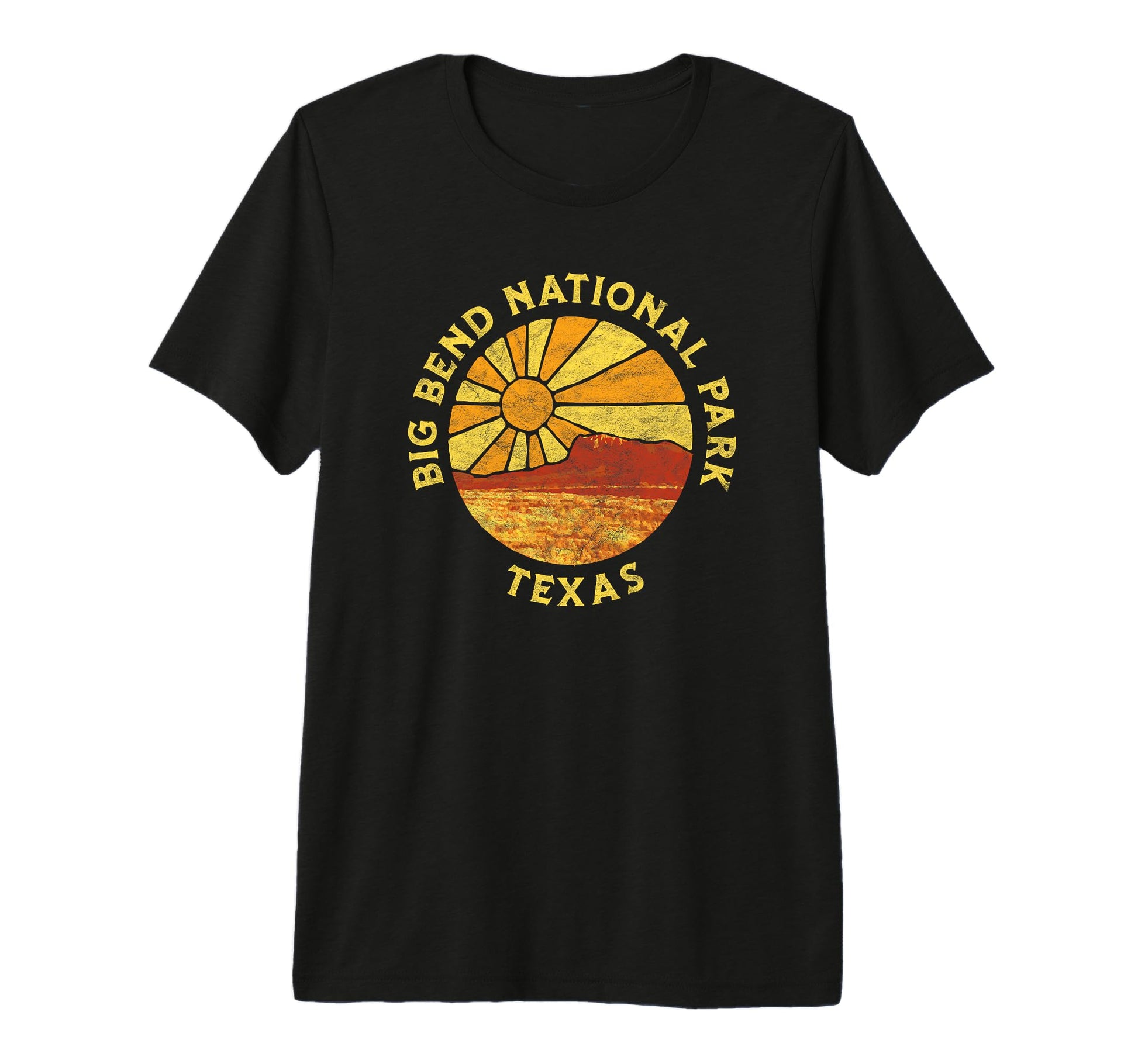 Big Bend National Park Texas Badge T-Shirt - Casual Everyday Wear Unisex - T-Shirt, Sweatshirt, Hoodie