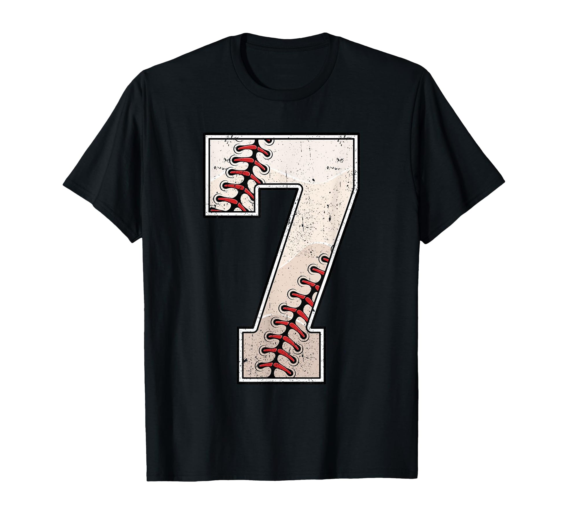 Baseball Birthday 7 Seven Years Old 7Th T-Shirt - Aesthetic Graphic Unisex - T-Shirt, Sweatshirt, Hoodie