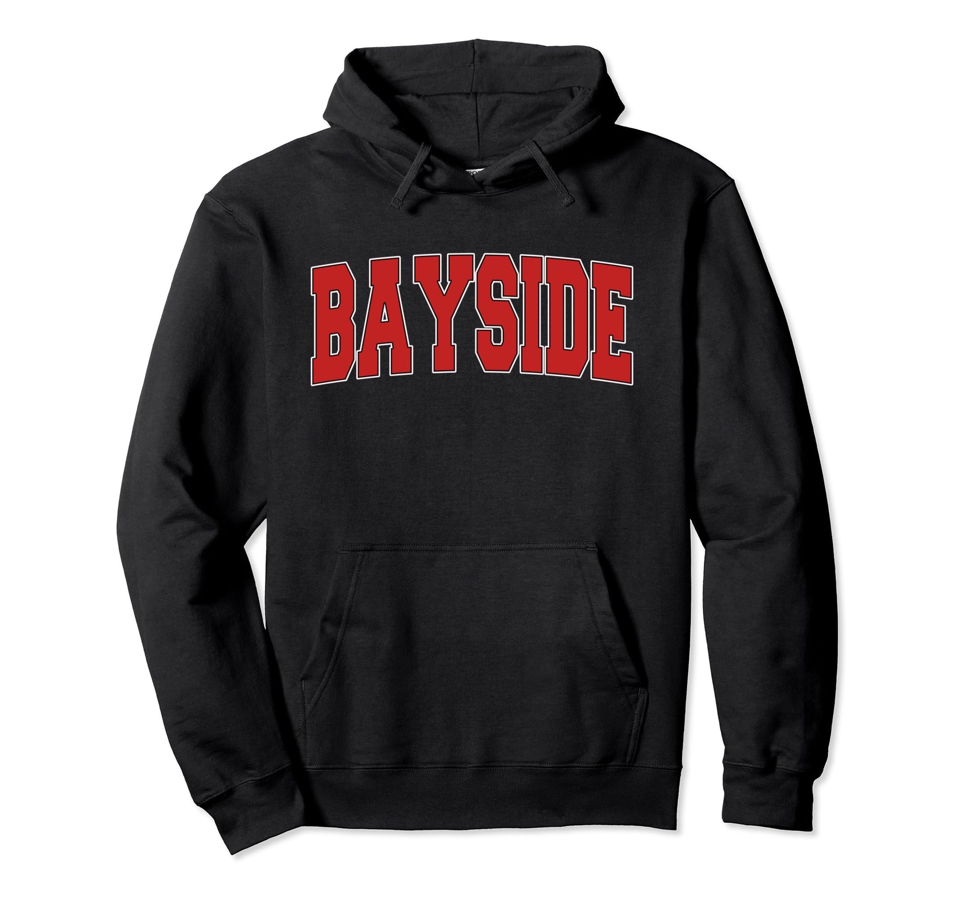 Bayside Wi Wisconsin Varsity Usa Sports Hoodie - Novelty Apparel for Adults - T-Shirt, Sweatshirt, Hoodie