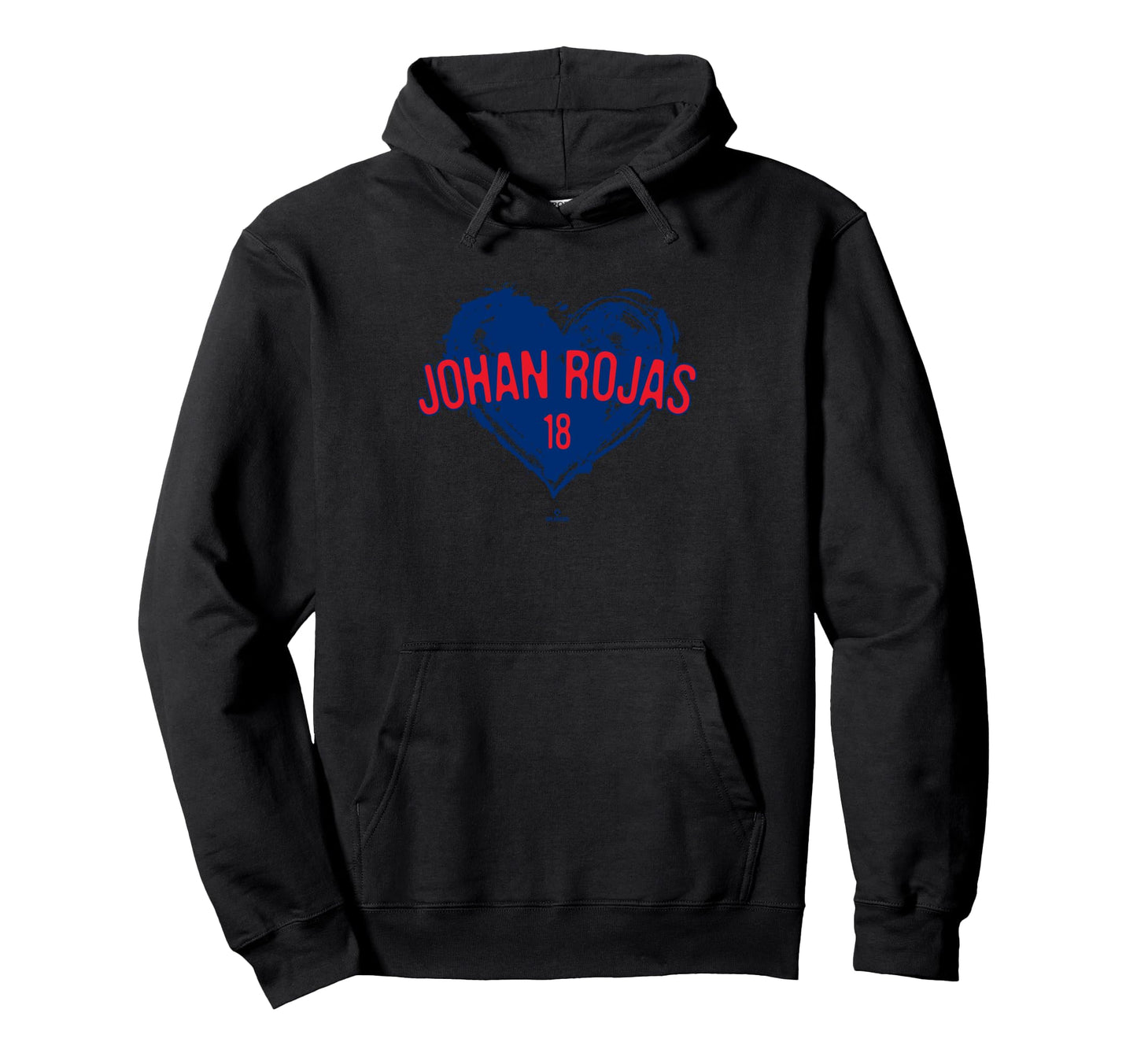 Distressed Heart Johan Rojas Hoodie - Minimalist Print for Adults - T-Shirt, Sweatshirt, Hoodie