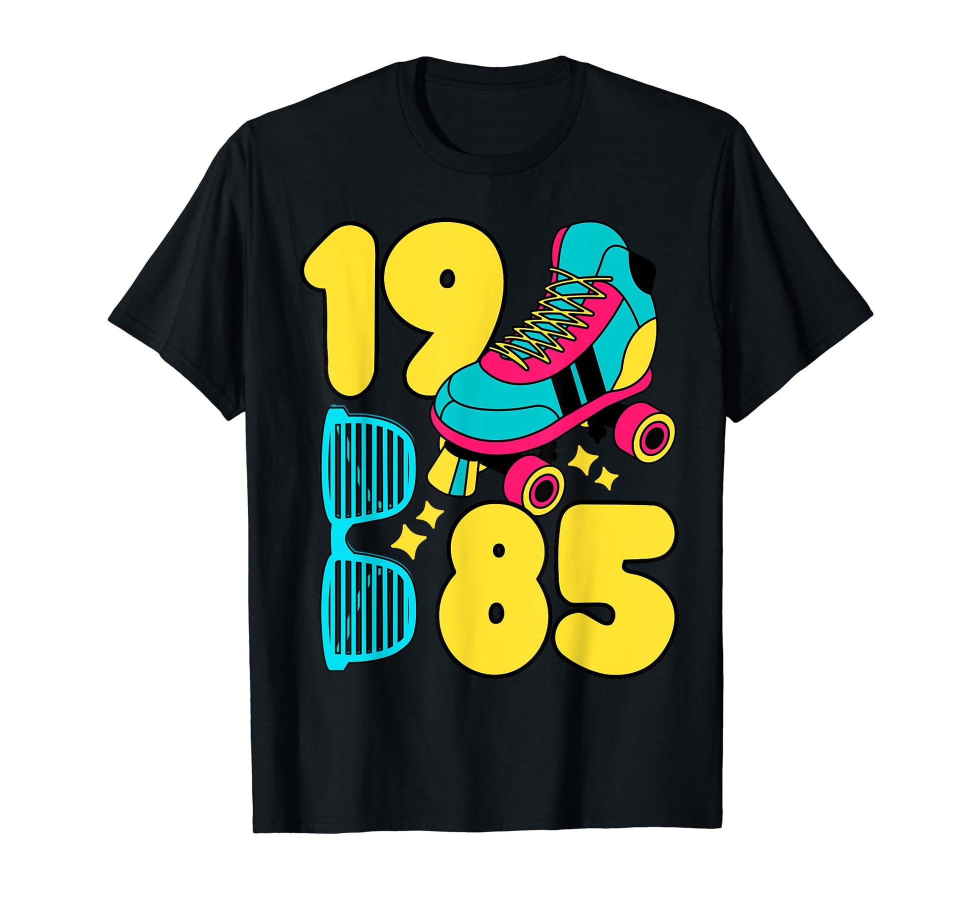 1986 Roller Rink 80S Night Nostalgia T-Shirt - Graphic Print Men Women - T-Shirt, Sweatshirt, Hoodie