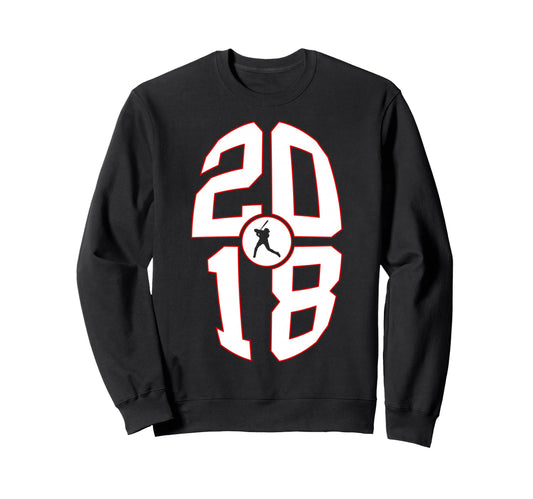 8 Years 2018 Baseball 8Th Sweatshirt - Fun Novelty Design for Adults - T-Shirt, Sweatshirt, Hoodie